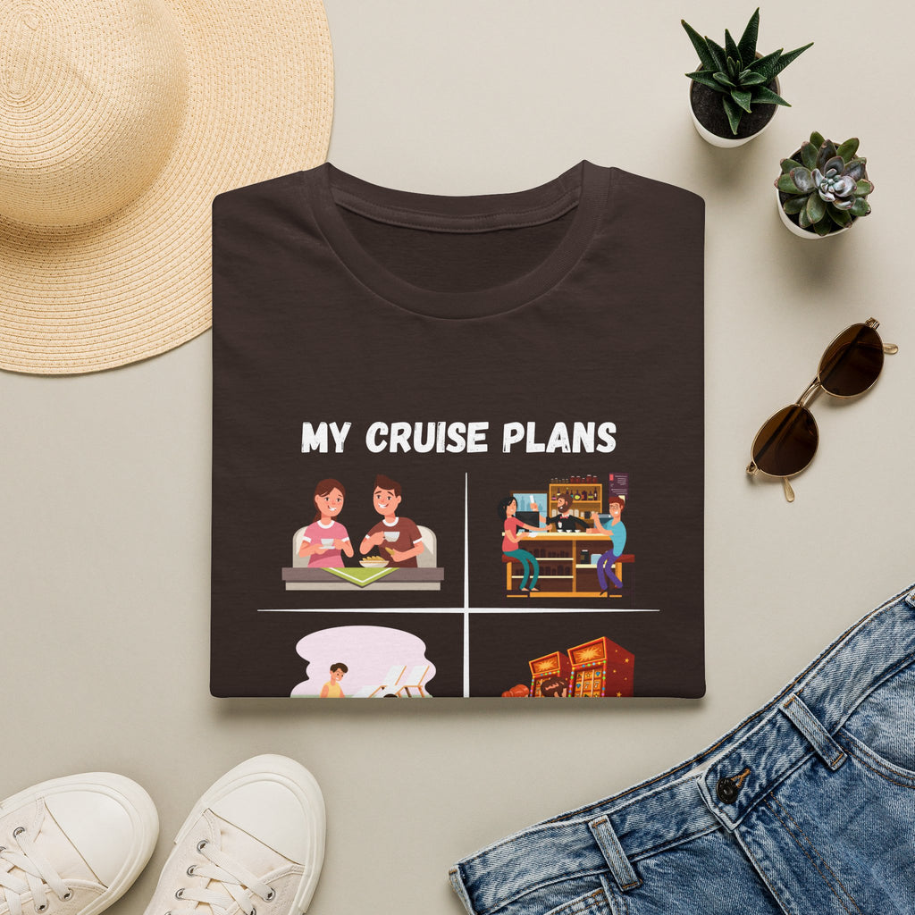Cruise Plans T-Shirt — Funny Vacation Activity Graphic Tee