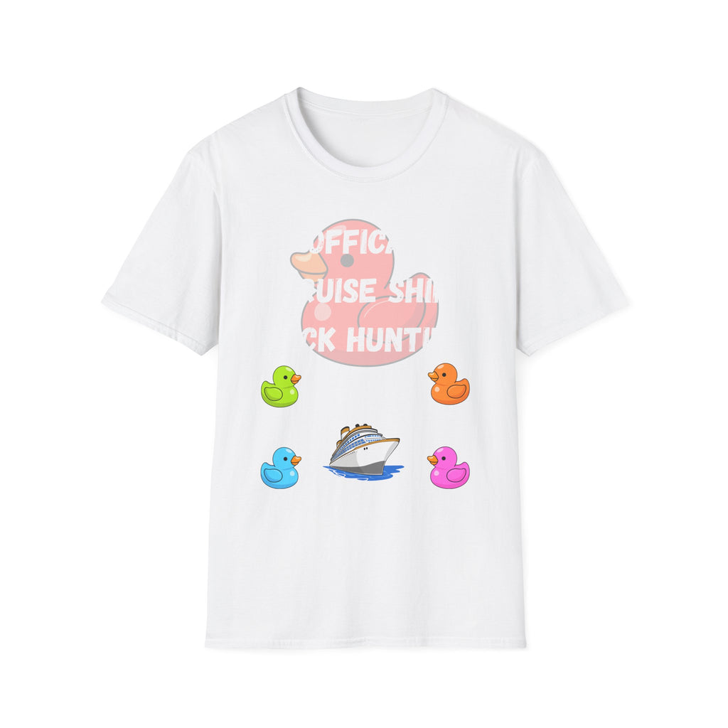 Duck Hunt Graphic T‑Shirt — 'Office Noise, Shh… Duck Hunt!' Playful Rubber Duck Design