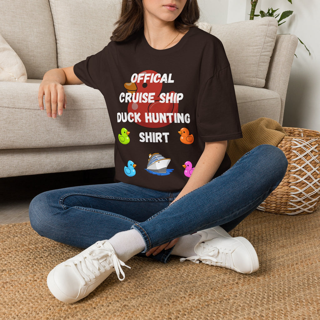 Duck Hunt Graphic T‑Shirt — 'Office Noise, Shh… Duck Hunt!' Playful Rubber Duck Design
