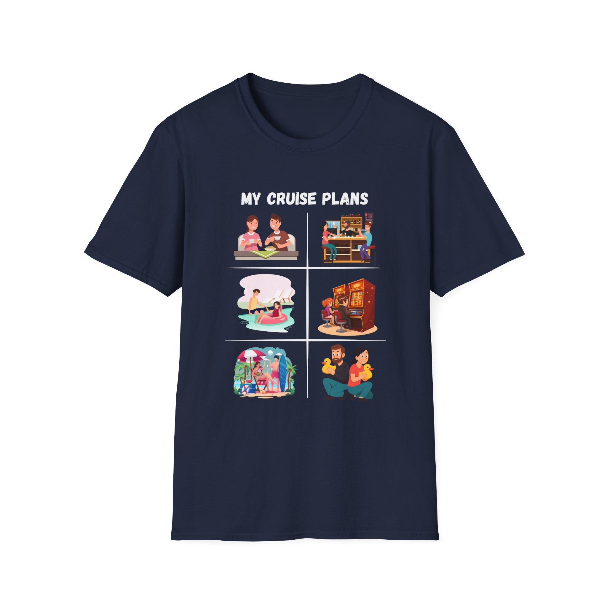 Cruise Plans T-Shirt — Funny Vacation Activity Graphic Tee