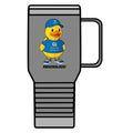 Duck Mascot 20oz Travel Mug – 'Riduckulous!' Cute Rubber Duck Coffee Tumbler