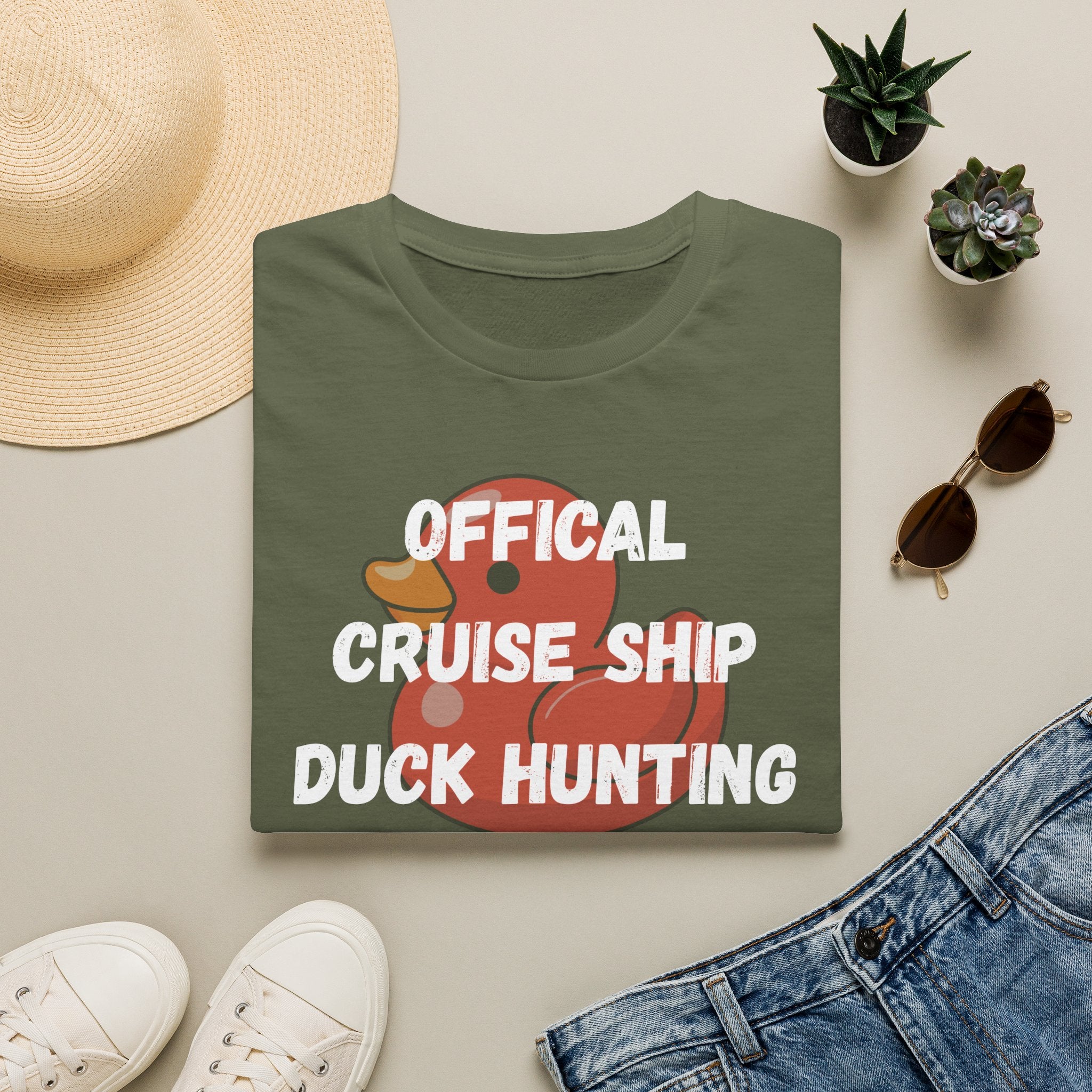 Duck Hunt Graphic T‑Shirt — 'Office Noise, Shh… Duck Hunt!' Playful Rubber Duck Design