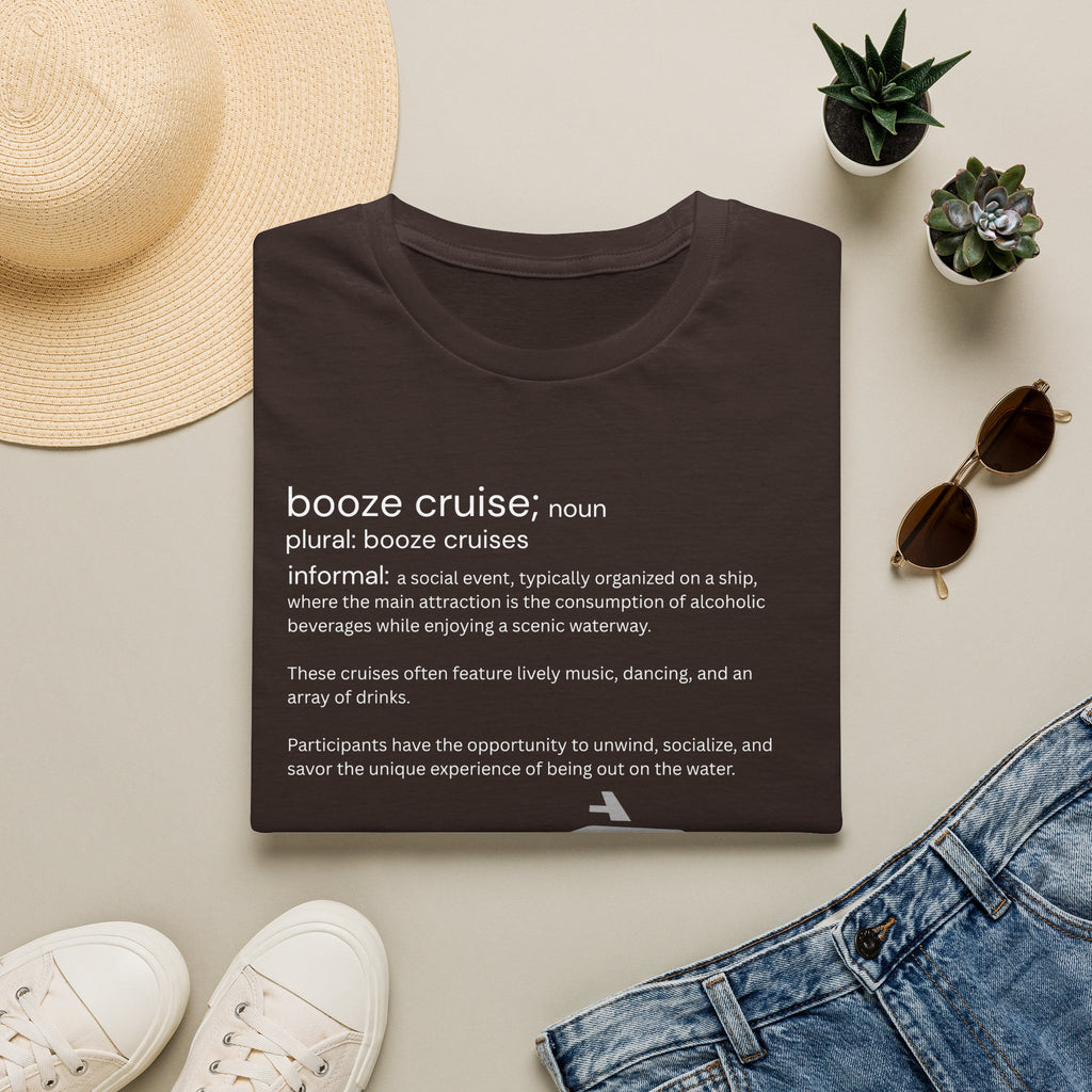 Booze Cruise Definition T-Shirt — Funny Cruise Party Graphic Tee