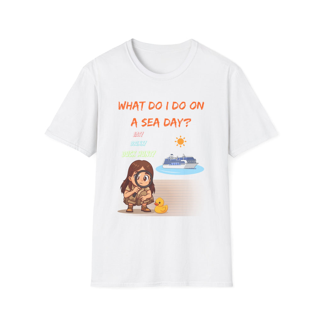 Sea Day T‑Shirt — "What Do I Do on a Sea Day?" Cruise Vacation Tee