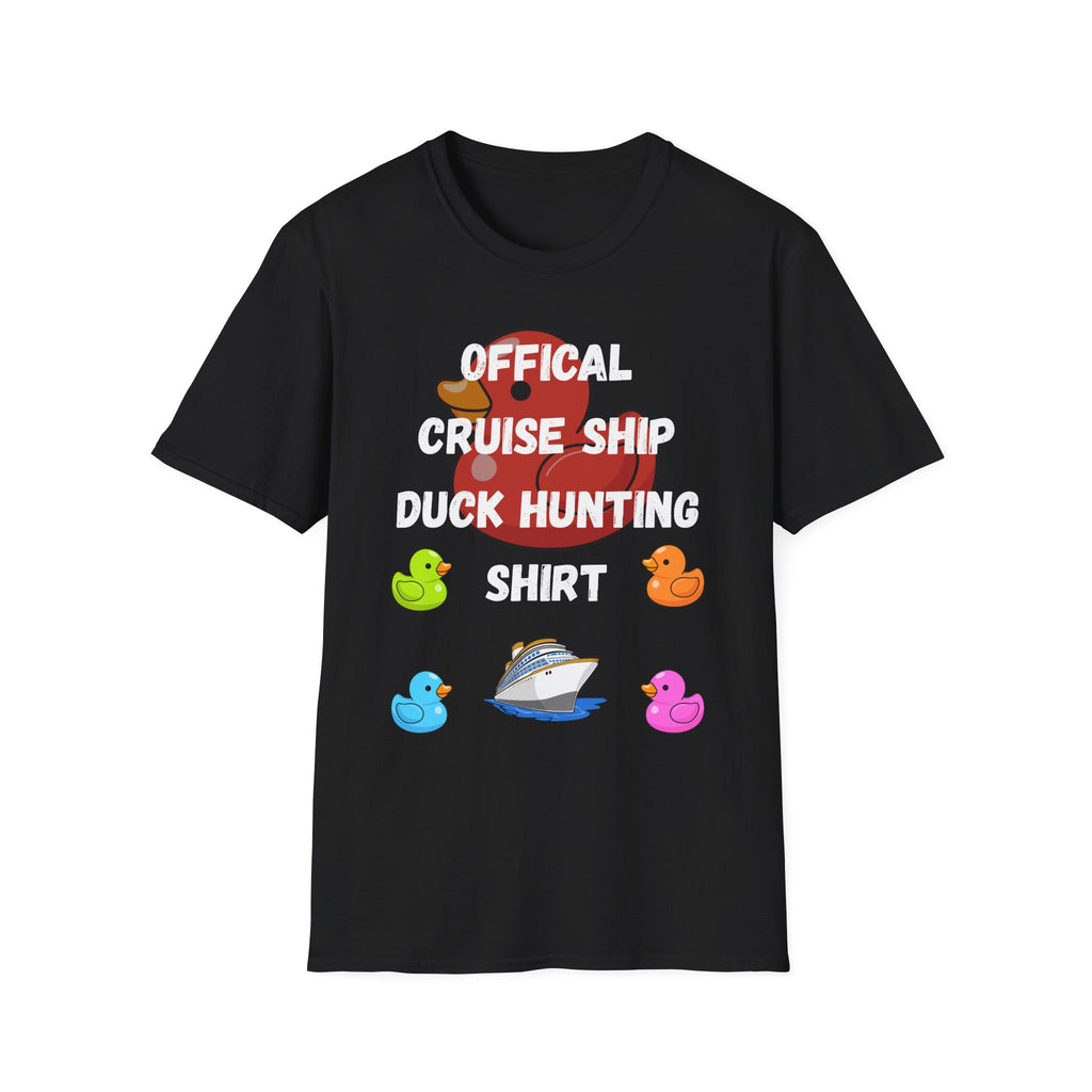 Duck Hunt Graphic T‑Shirt — 'Office Noise, Shh… Duck Hunt!' Playful Rubber Duck Design