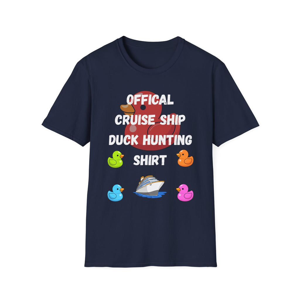 Duck Hunt Graphic T‑Shirt — 'Office Noise, Shh… Duck Hunt!' Playful Rubber Duck Design
