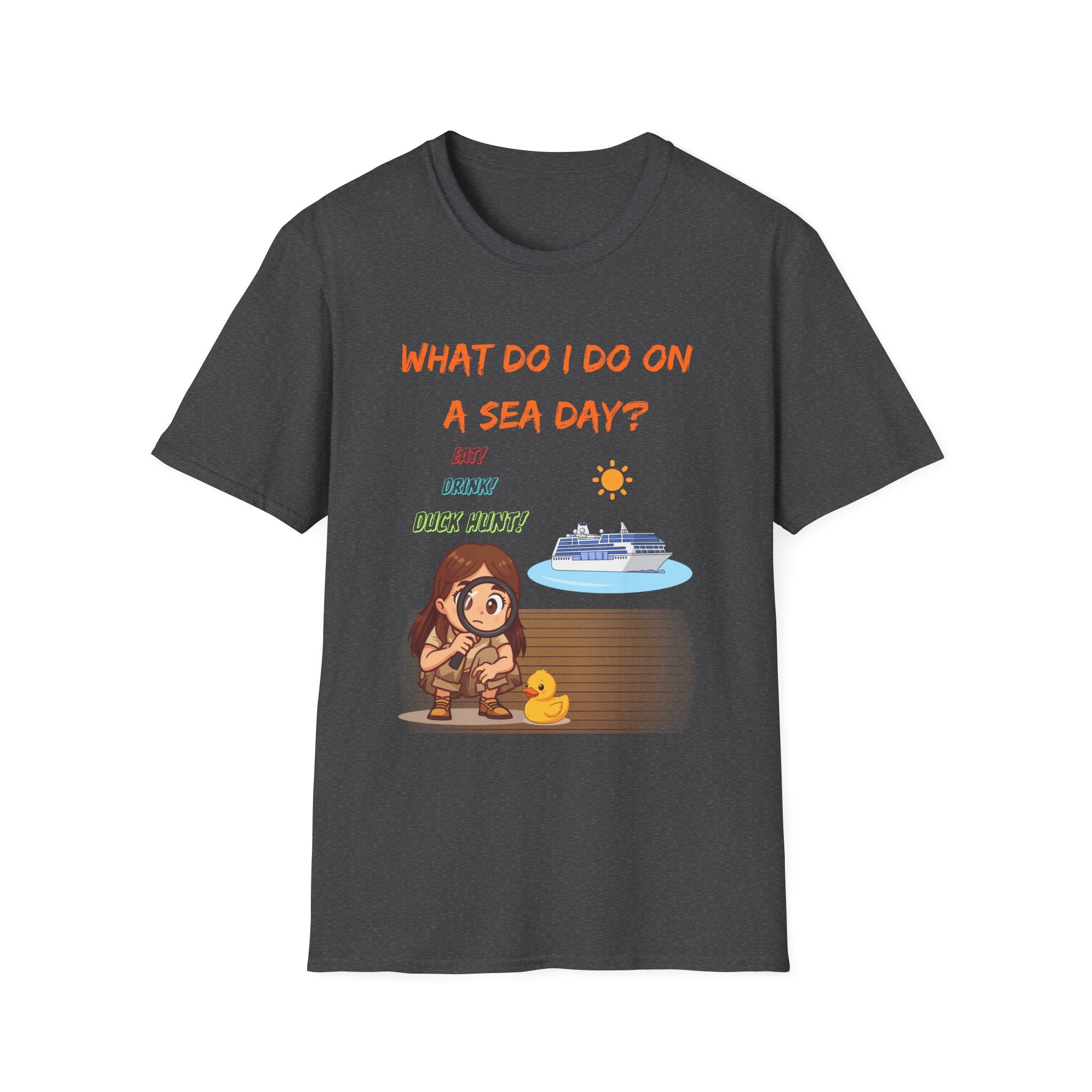 Sea Day T‑Shirt — "What Do I Do on a Sea Day?" Cruise Vacation Tee