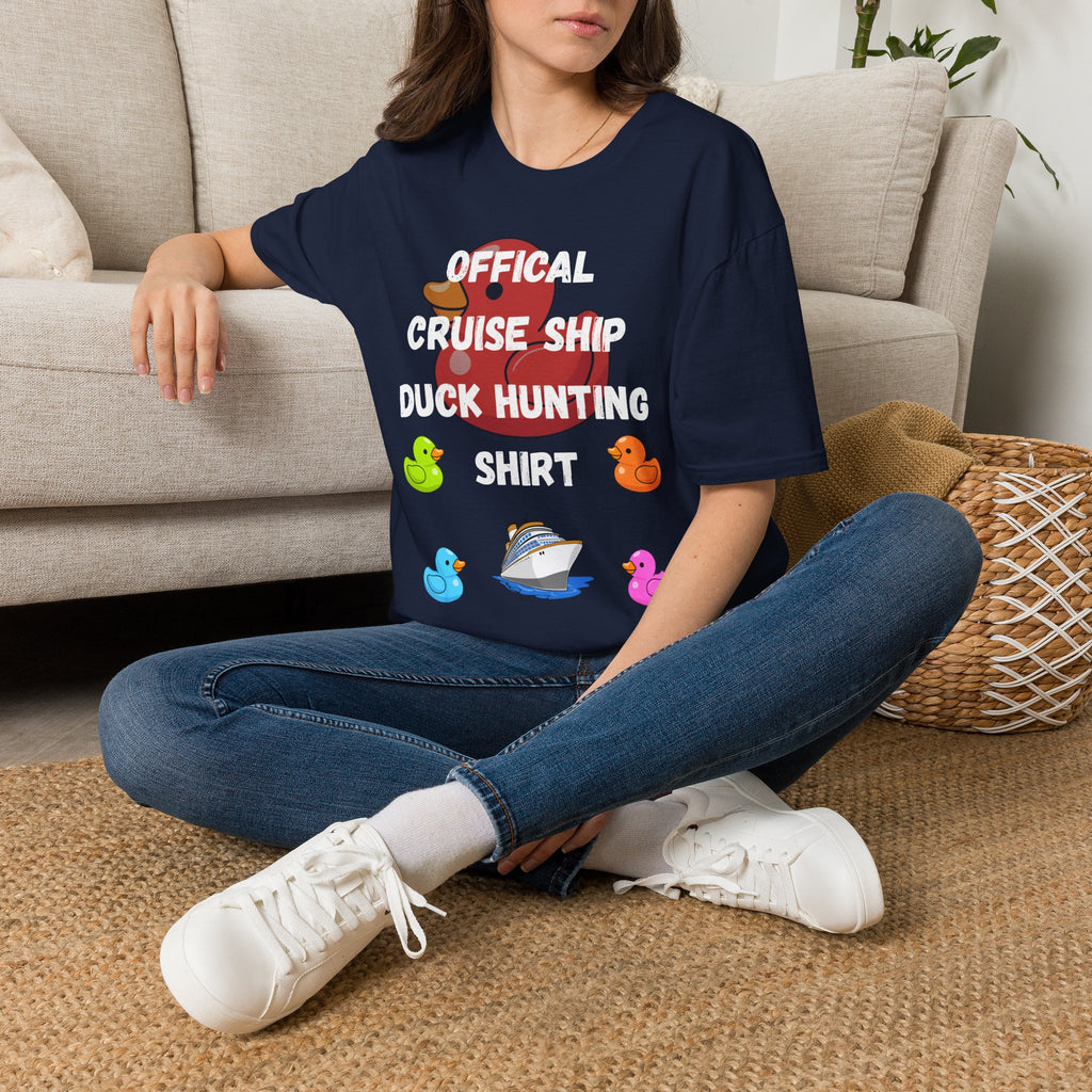 Duck Hunt Graphic T‑Shirt — 'Office Noise, Shh… Duck Hunt!' Playful Rubber Duck Design