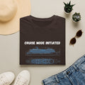 Cruise Mode Initiated T-Shirt — Nautical Diagram Tee for Travelers & Crew
