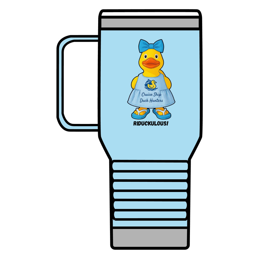 Riduckulous Rubber Duck 20oz Travel Mug — Cute Duck Design Coffee Tumbler