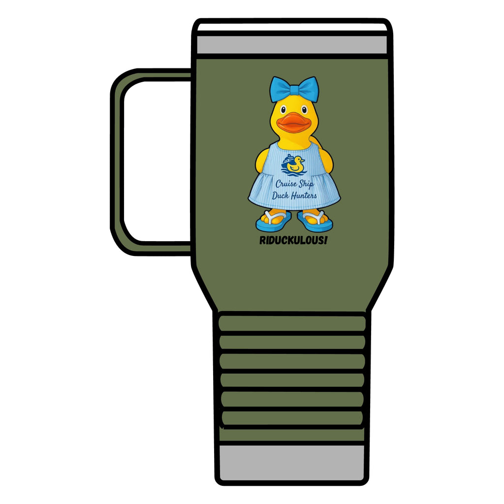 Riduckulous Rubber Duck 20oz Travel Mug — Cute Duck Design Coffee Tumbler