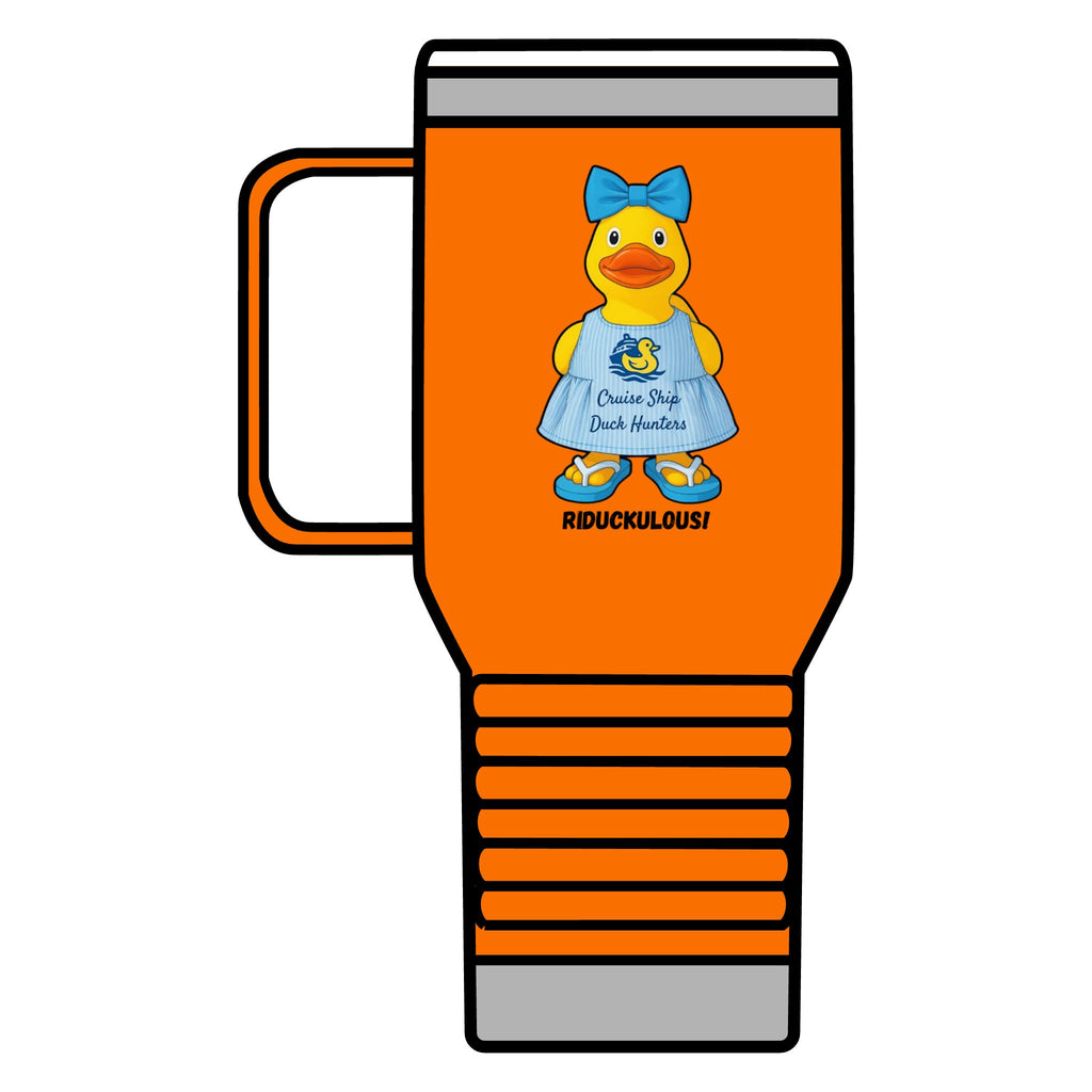 Riduckulous Rubber Duck 20oz Travel Mug — Cute Duck Design Coffee Tumbler