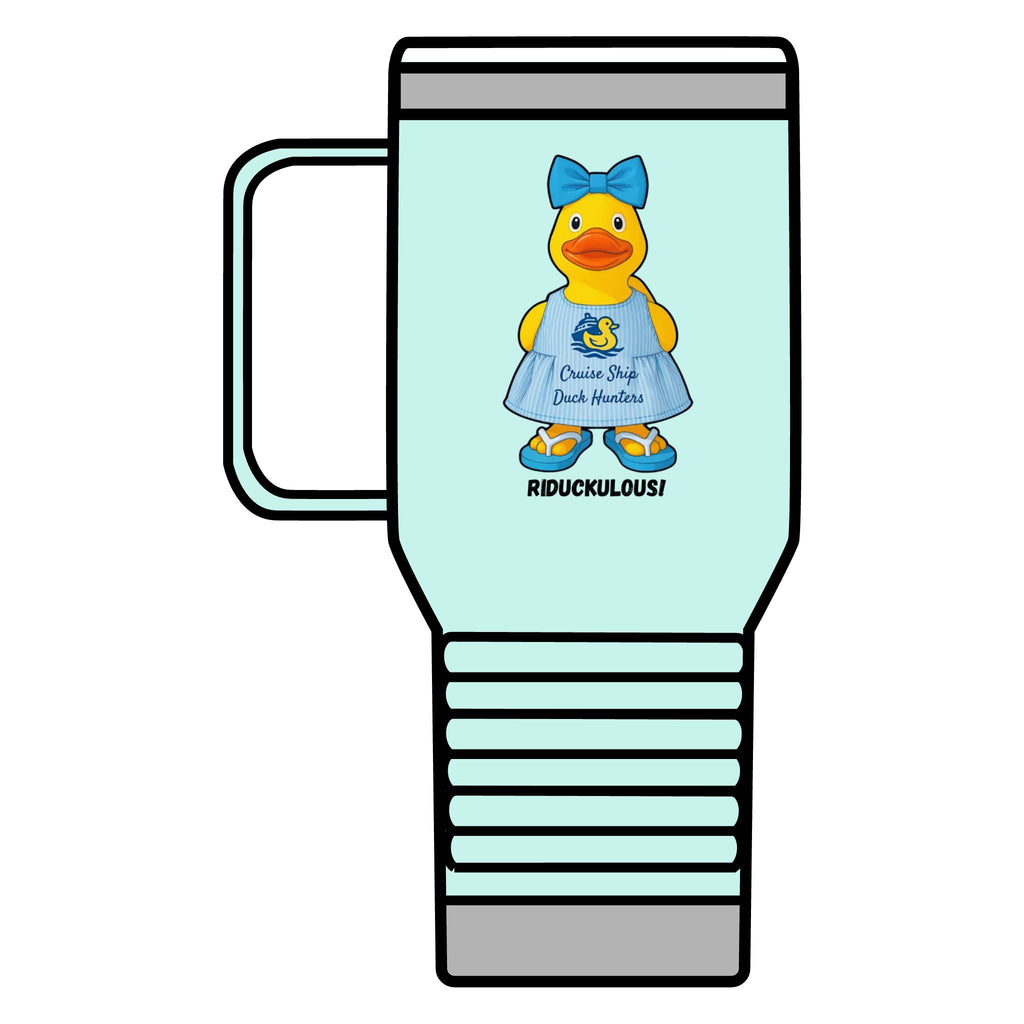 Riduckulous Rubber Duck 20oz Travel Mug — Cute Duck Design Coffee Tumbler