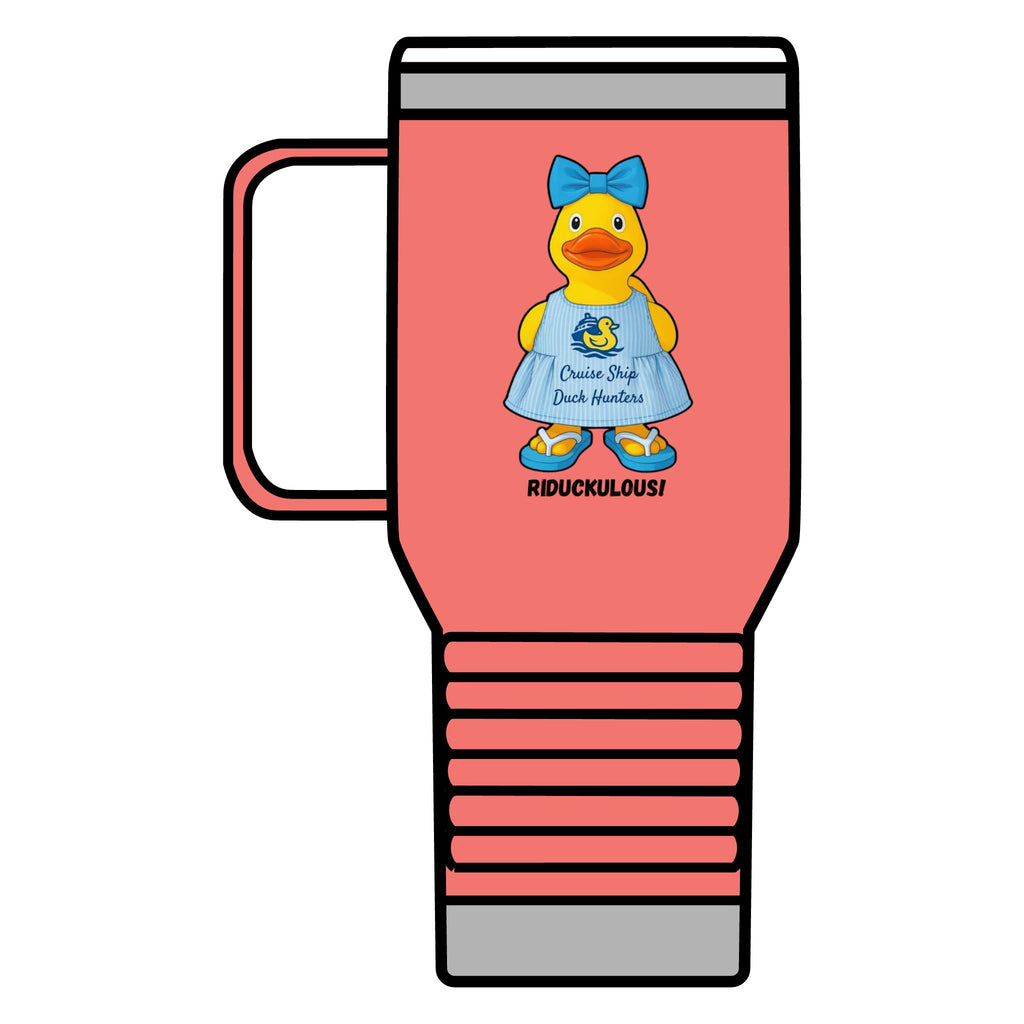 Riduckulous Rubber Duck 20oz Travel Mug — Cute Duck Design Coffee Tumbler