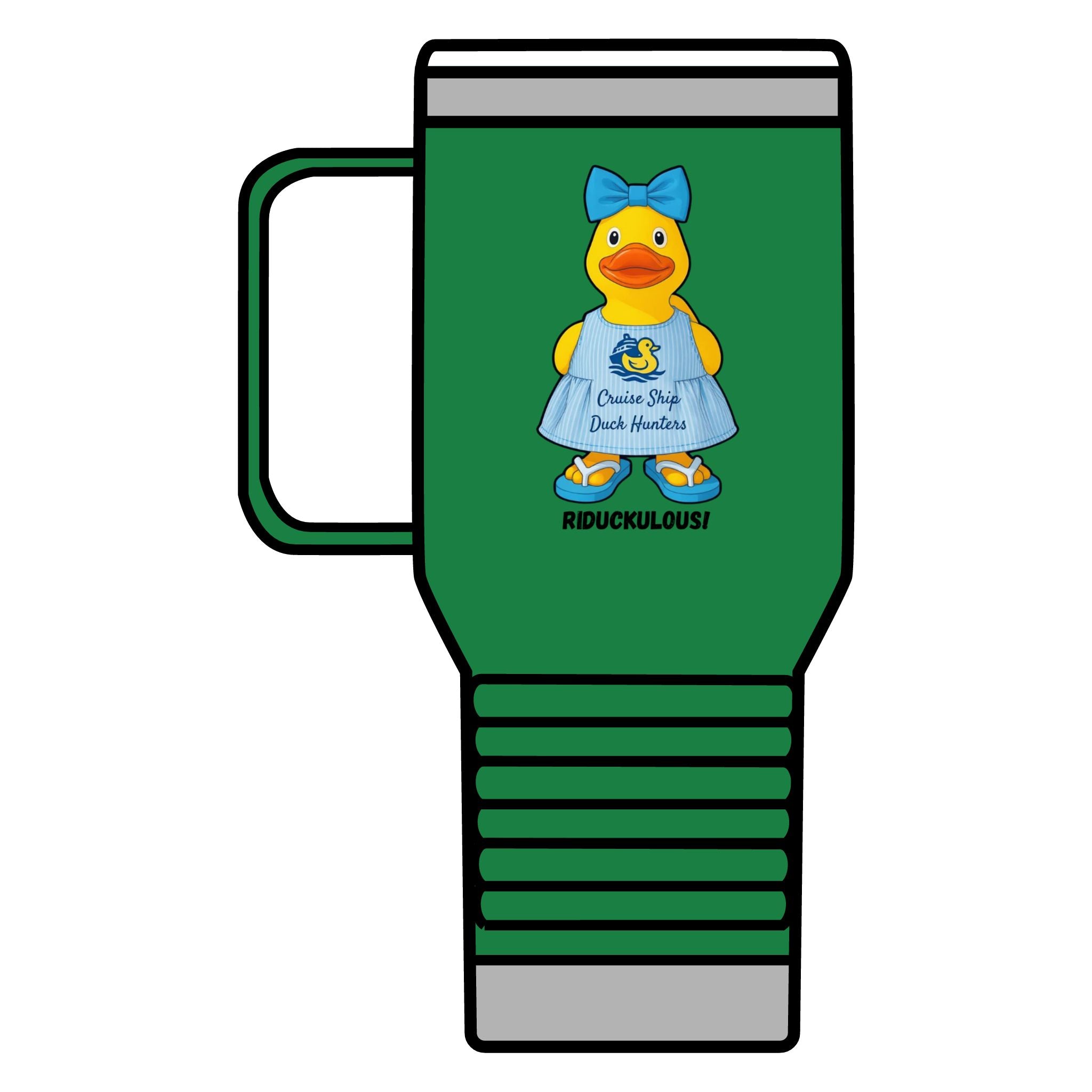 Riduckulous Rubber Duck 20oz Travel Mug — Cute Duck Design Coffee Tumbler