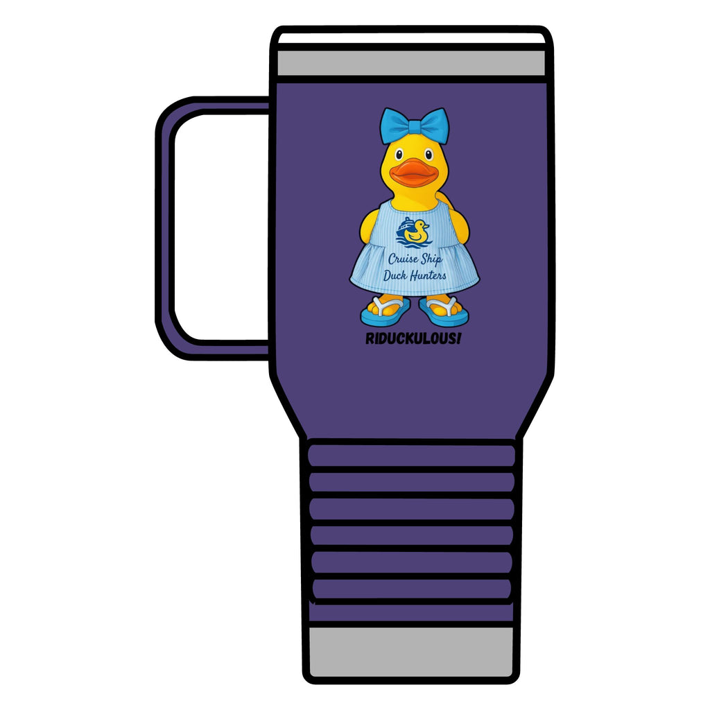 Riduckulous Rubber Duck 20oz Travel Mug — Cute Duck Design Coffee Tumbler