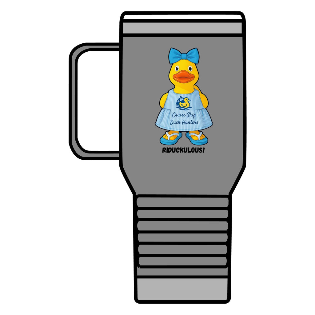 Riduckulous Rubber Duck 20oz Travel Mug — Cute Duck Design Coffee Tumbler