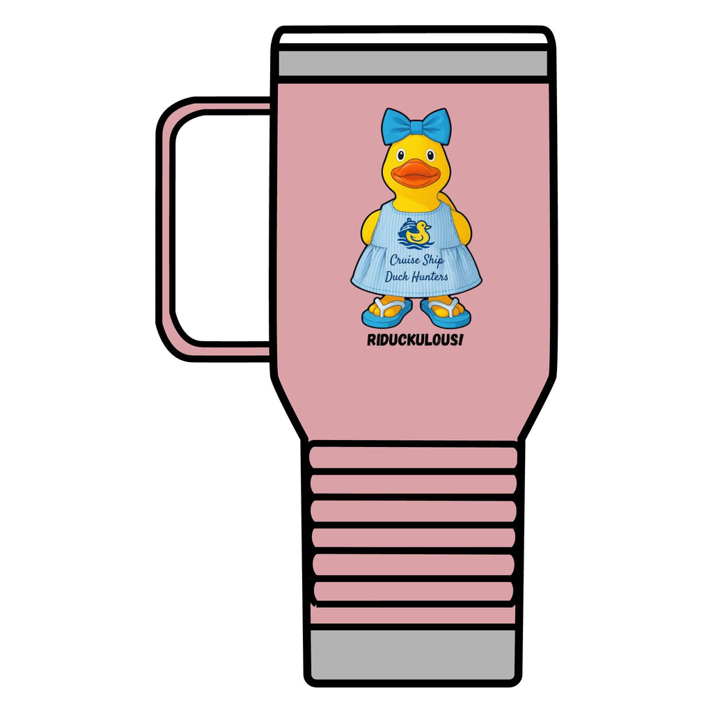Riduckulous Rubber Duck 20oz Travel Mug — Cute Duck Design Coffee Tumbler