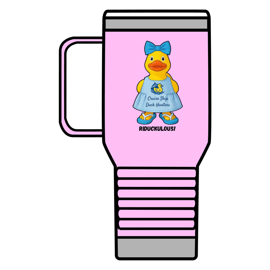 Riduckulous Rubber Duck 20oz Travel Mug — Cute Duck Design Coffee Tumbler