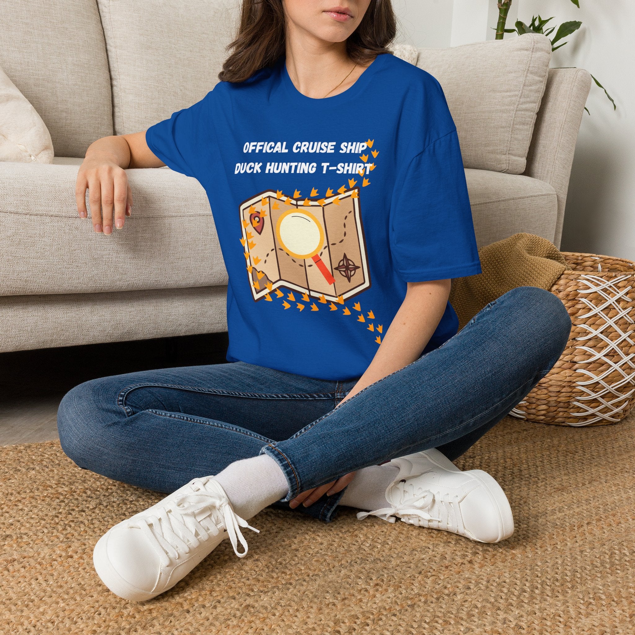 Adventure Map Duck Hunt T-Shirt — Wanderlust Vintage Map Graphic Tee