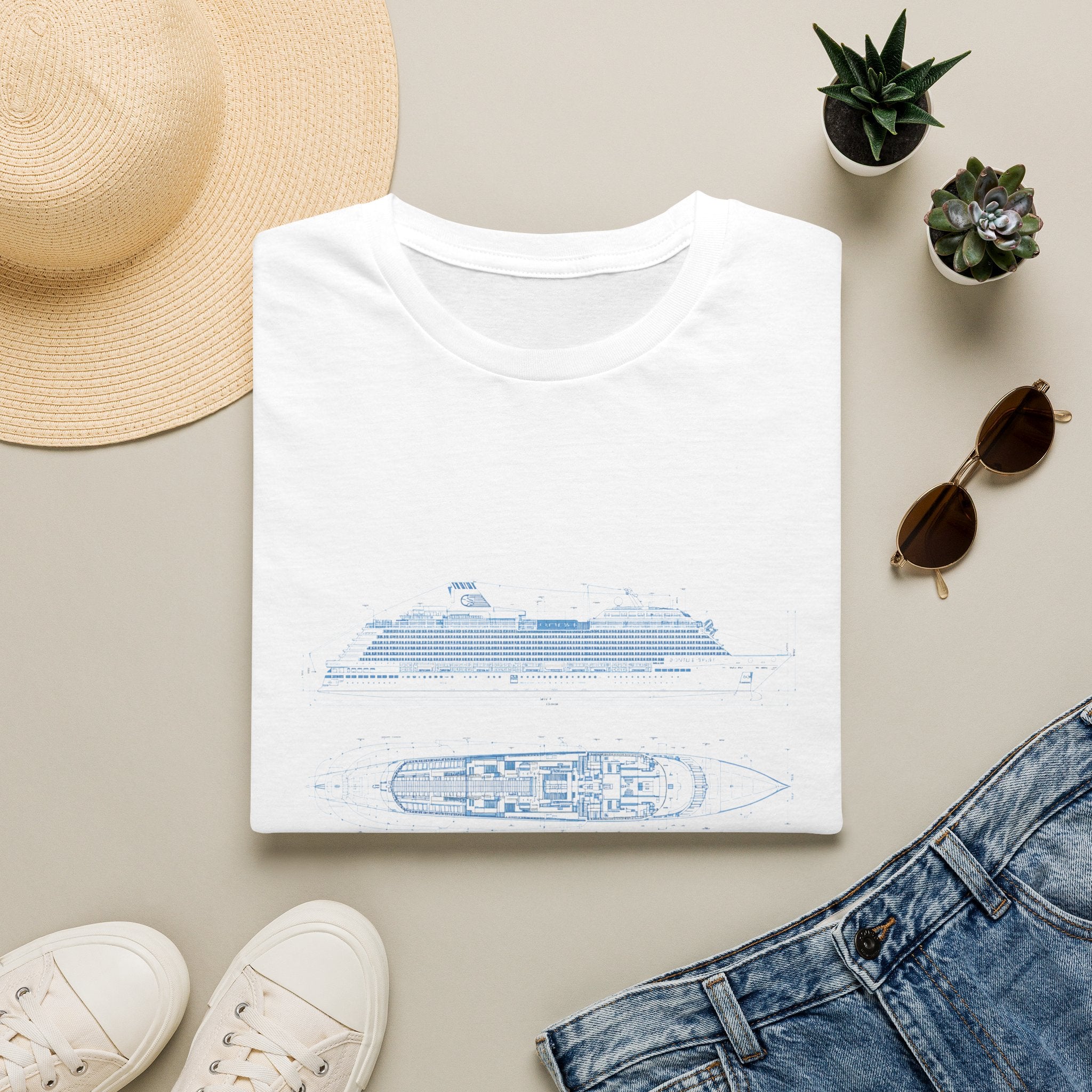 Cruise Mode Initiated T-Shirt —Rubber Ducks on a 7 Day Cruise