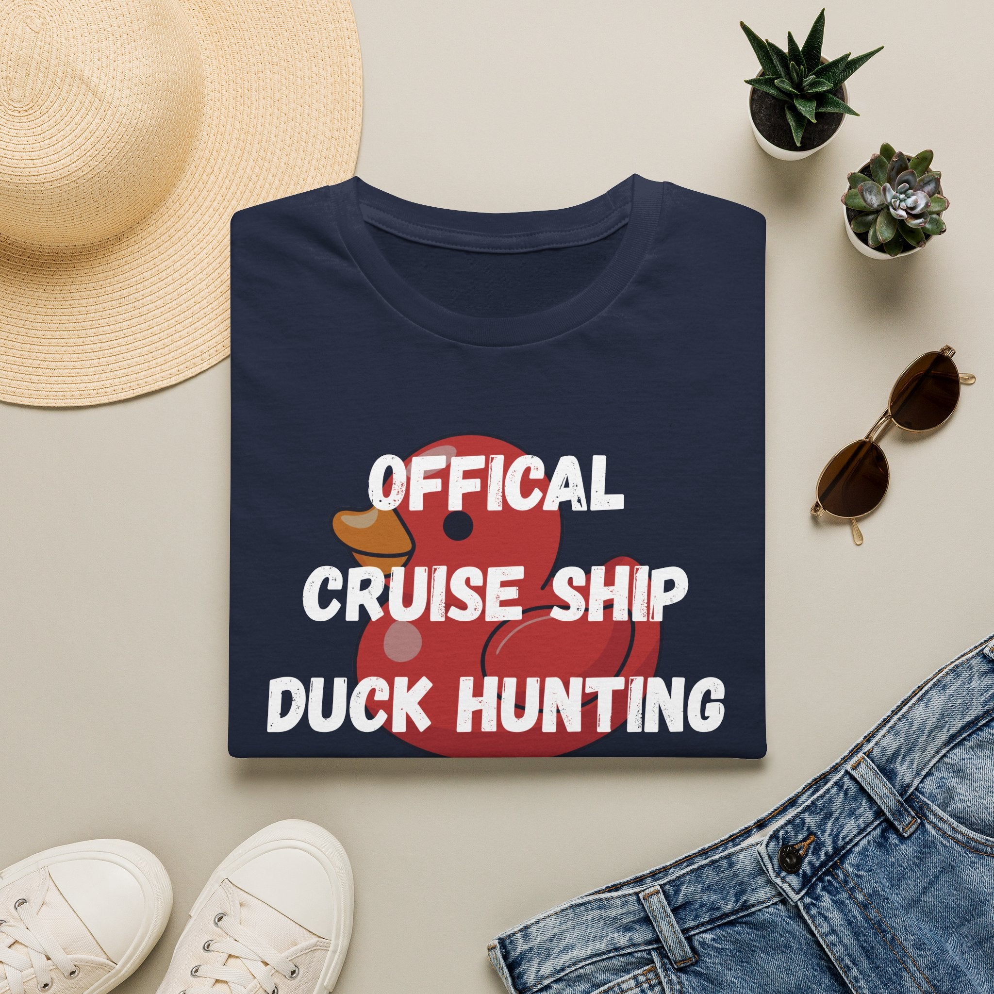 Duck Hunt Graphic T‑Shirt — 'Office Noise, Shh… Duck Hunt!' Playful Rubber Duck Design