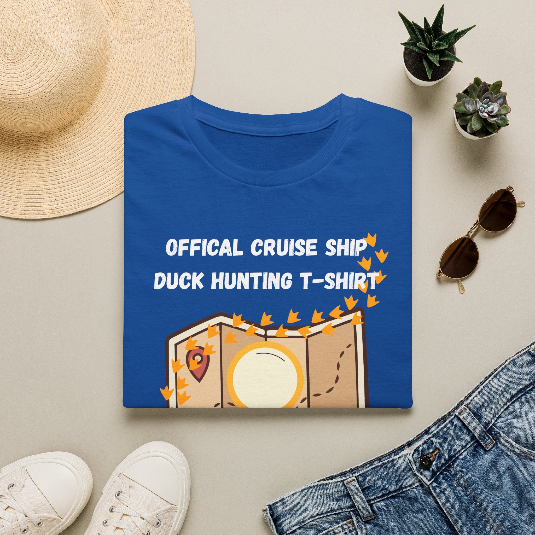 Adventure Map Duck Hunt T-Shirt — Wanderlust Vintage Map Graphic Tee