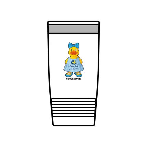 20oz Insulated Tumbler — Cute Rubber Duck "Ridiculously" Design