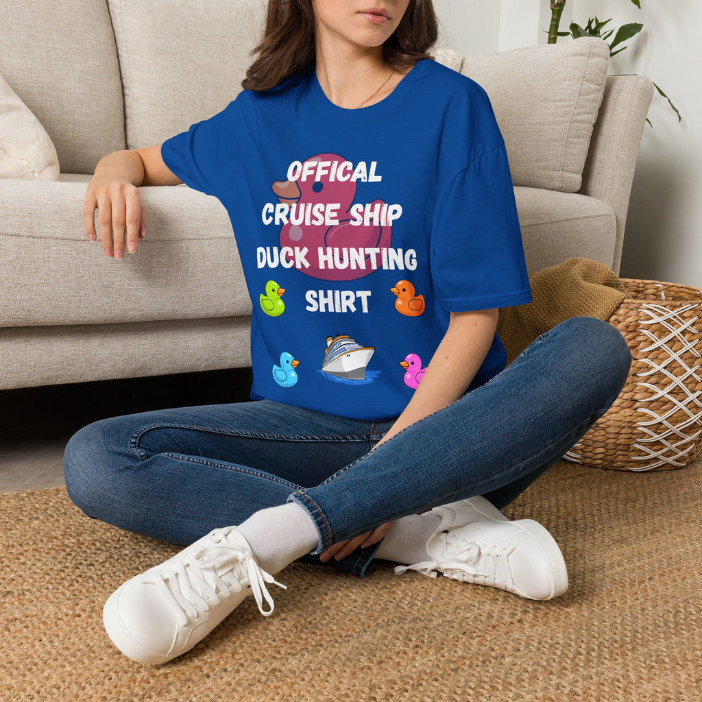 Duck Hunt Graphic T‑Shirt — 'Office Noise, Shh… Duck Hunt!' Playful Rubber Duck Design