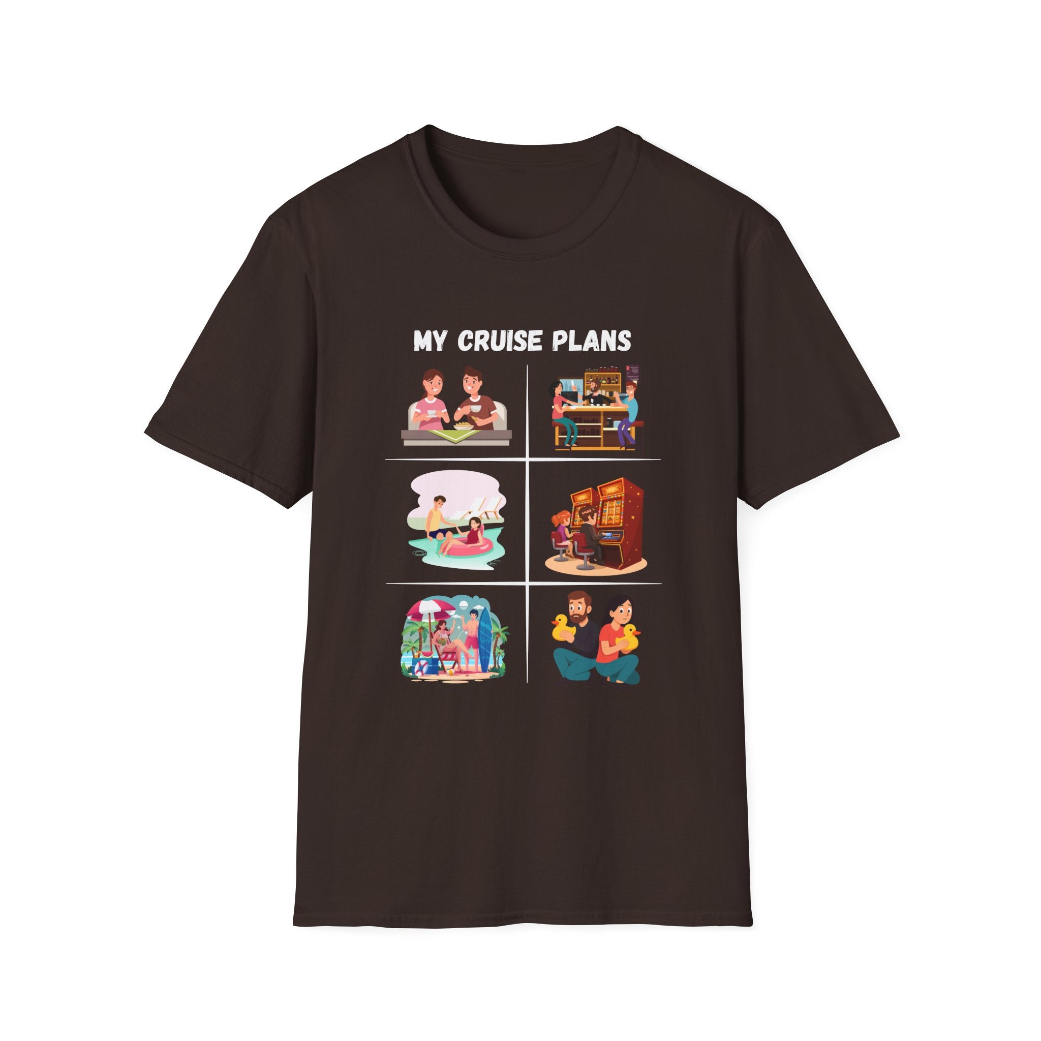 Cruise Plans T-Shirt — Funny Vacation Activity Graphic Tee