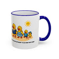 Beach Duck  Family Accent Rim Mug — "Days on the Beach Family"