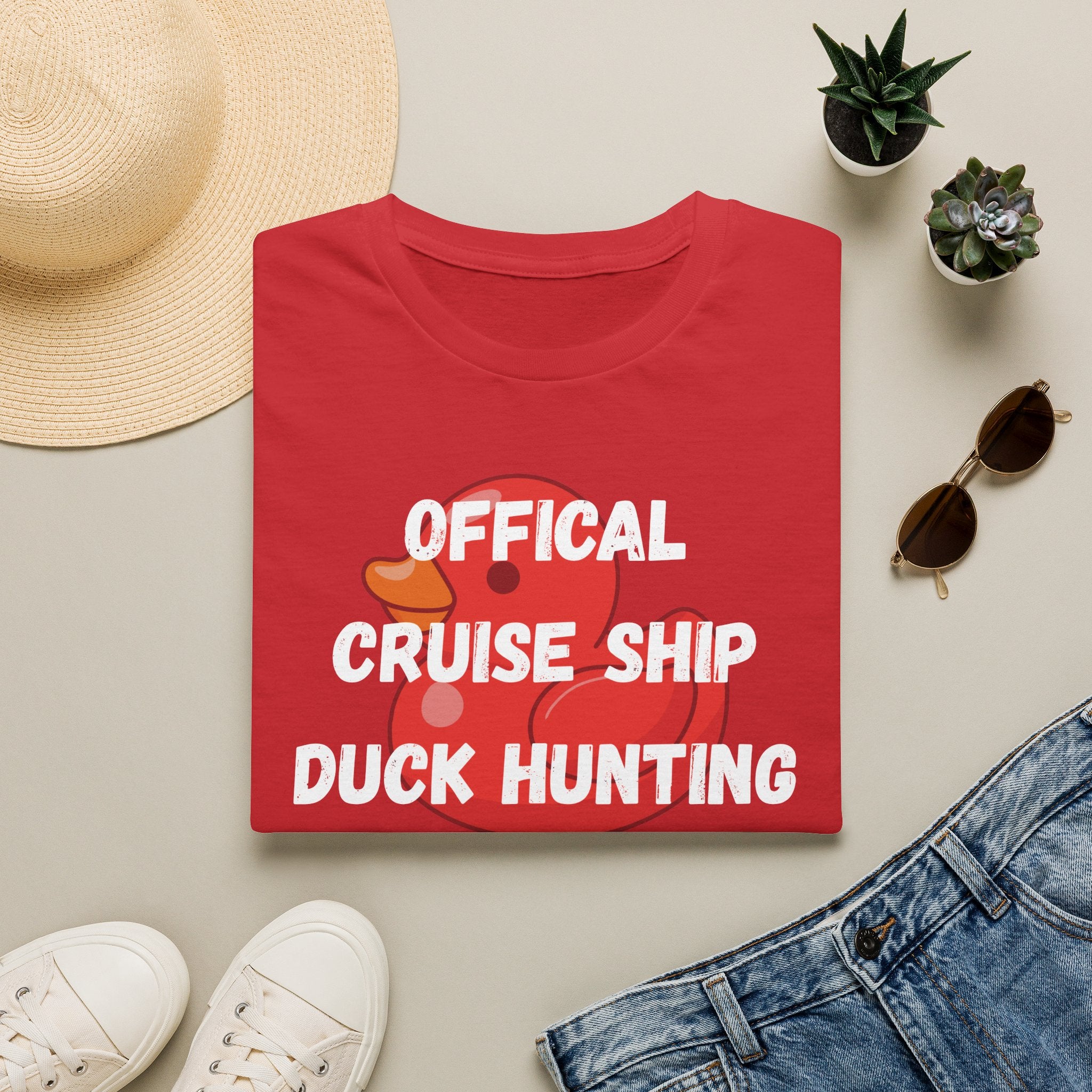 Duck Hunt Graphic T‑Shirt — 'Office Noise, Shh… Duck Hunt!' Playful Rubber Duck Design
