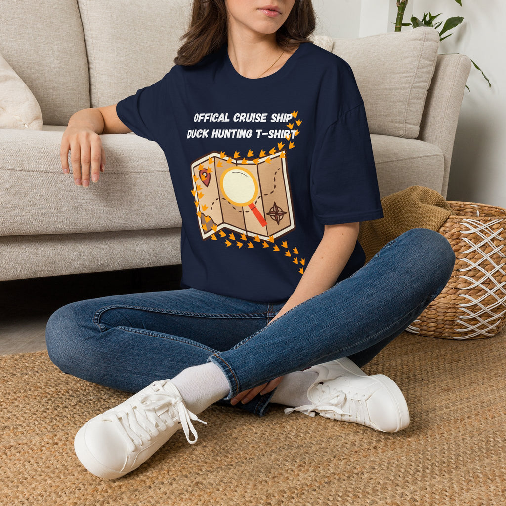 Adventure Map Duck Hunt T-Shirt — Wanderlust Vintage Map Graphic Tee