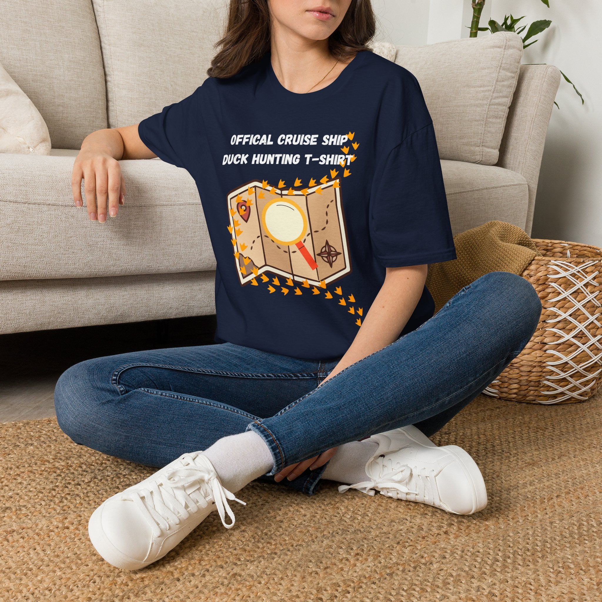 Adventure Map Duck Hunt T-Shirt — Wanderlust Vintage Map Graphic Tee