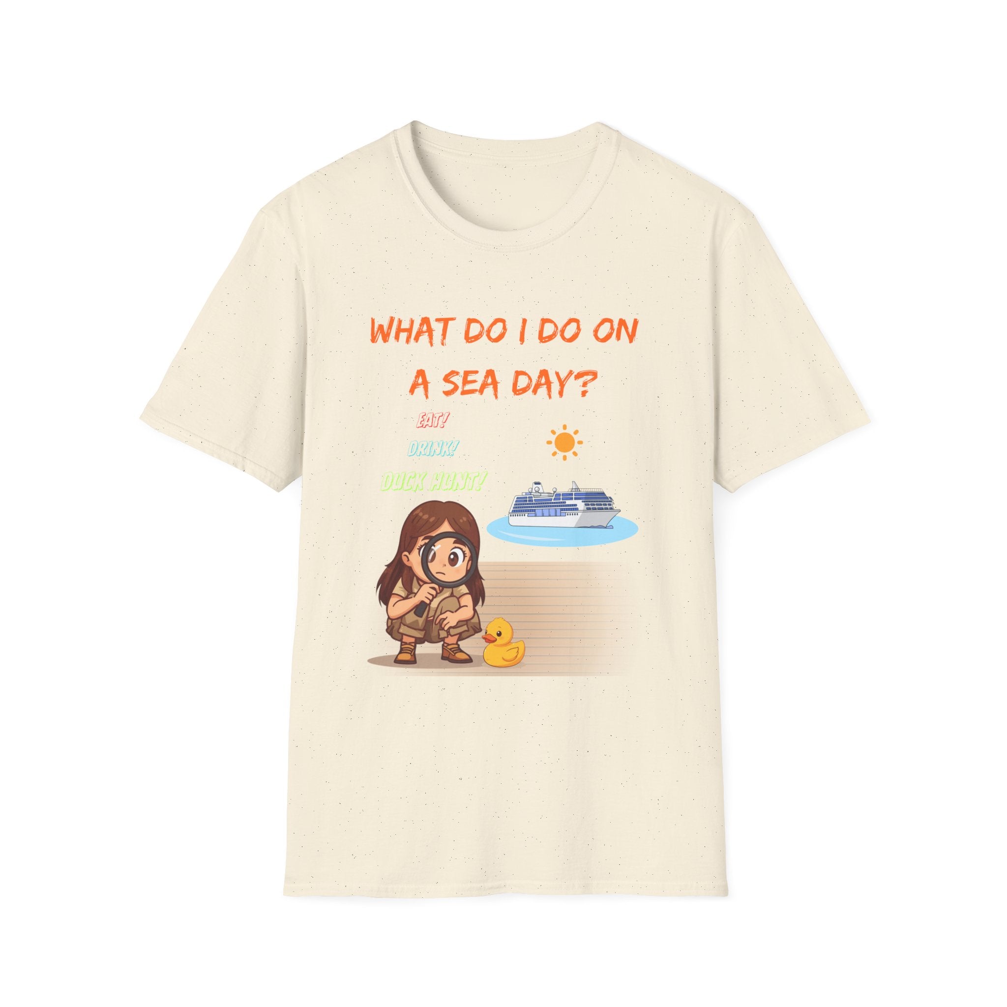 Sea Day T‑Shirt — "What Do I Do on a Sea Day?" Cruise Vacation Tee