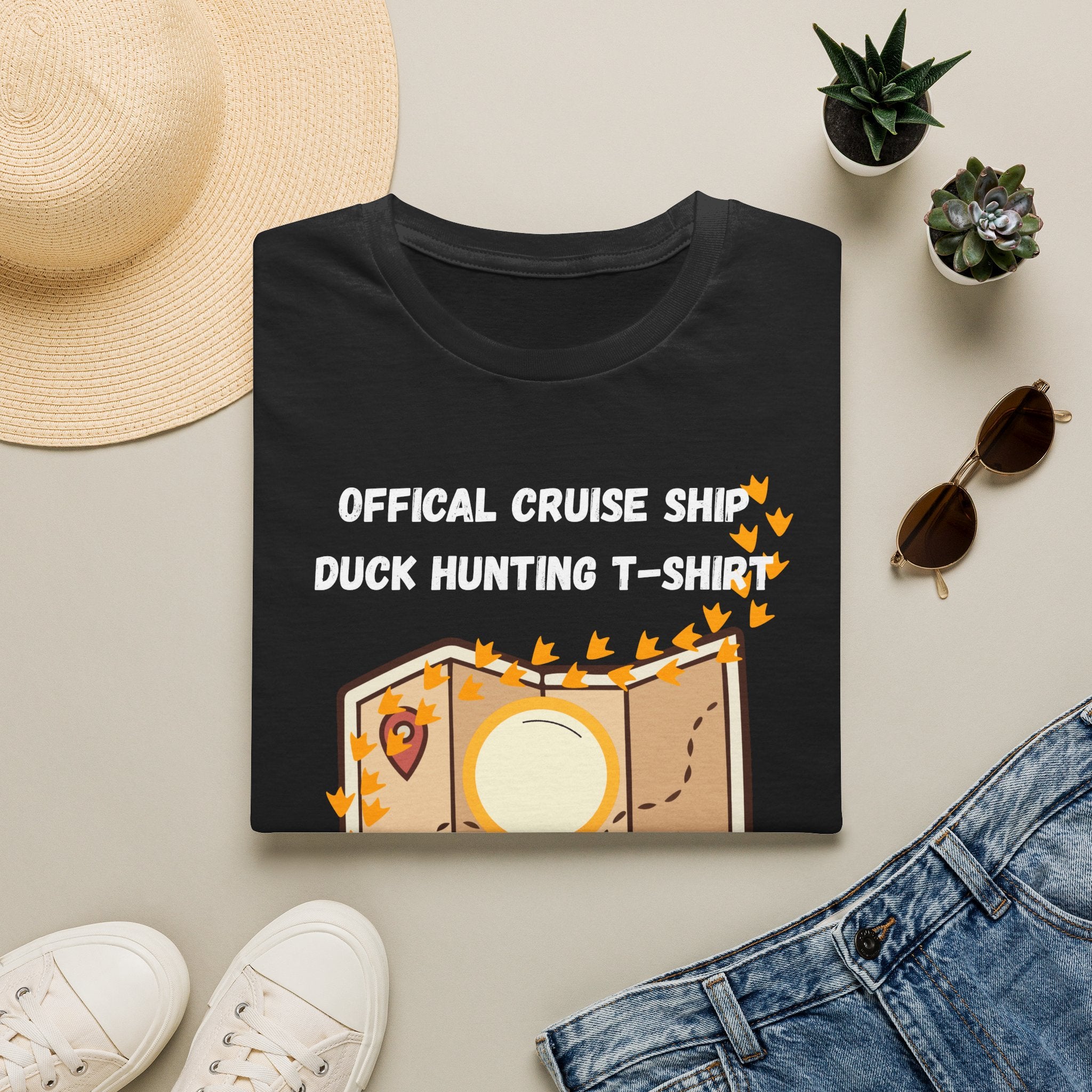 Adventure Map Duck Hunt T-Shirt — Wanderlust Vintage Map Graphic Tee
