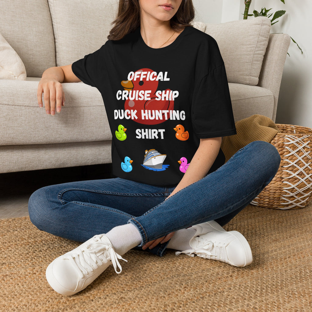 Duck Hunt Graphic T‑Shirt — 'Office Noise, Shh… Duck Hunt!' Playful Rubber Duck Design