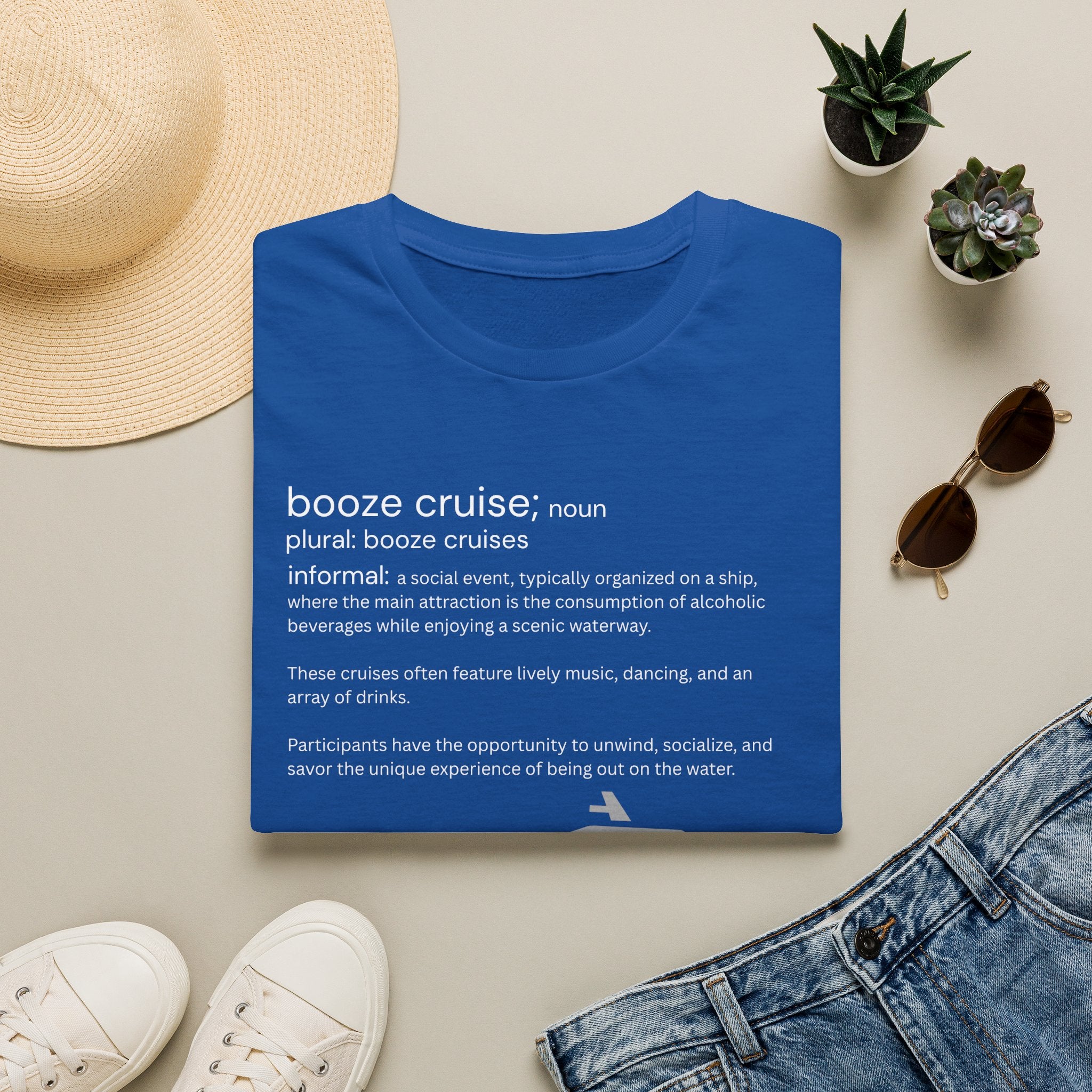 Booze Cruise Definition T-Shirt — Funny Cruise Party Graphic Tee
