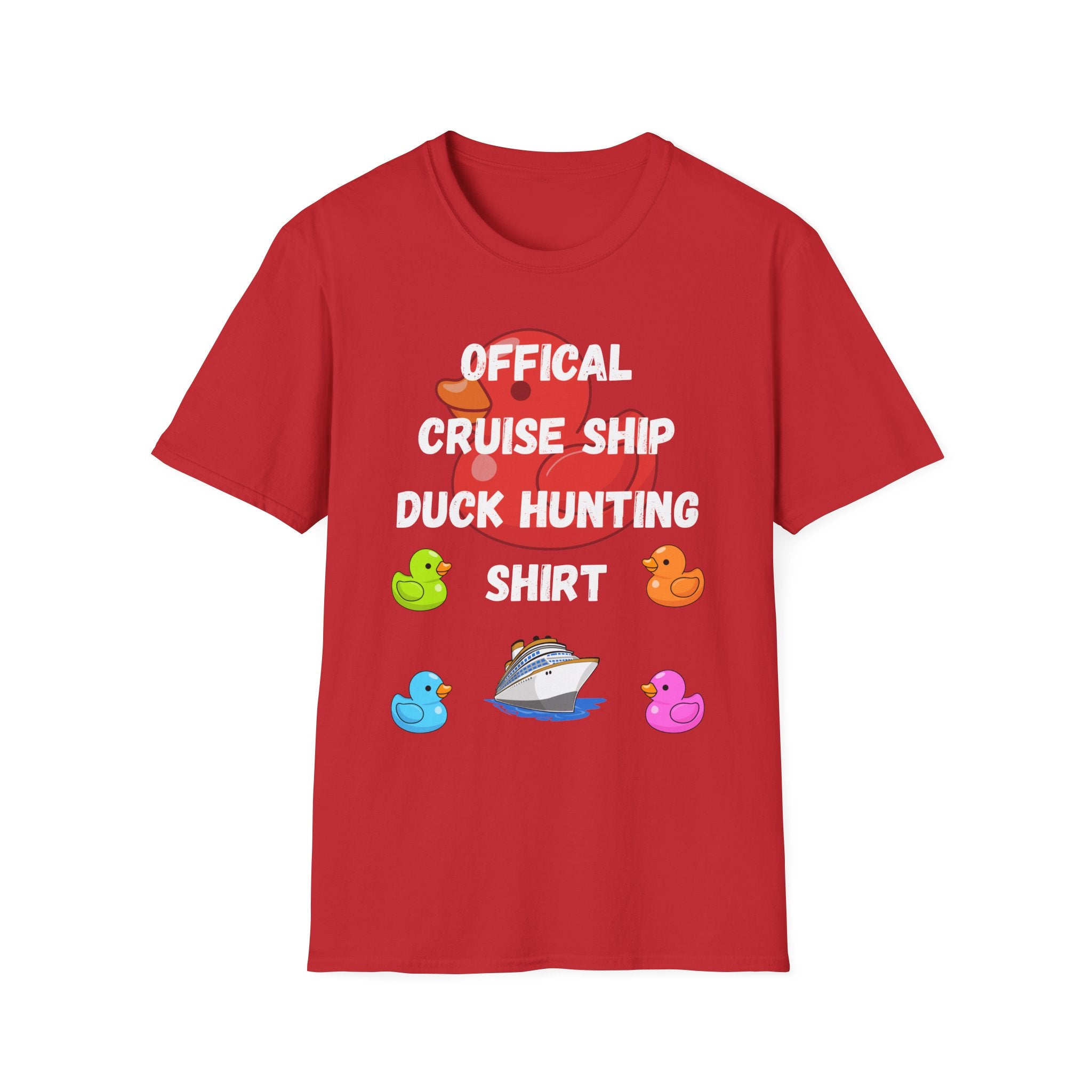 Duck Hunt Graphic T‑Shirt — 'Office Noise, Shh… Duck Hunt!' Playful Rubber Duck Design