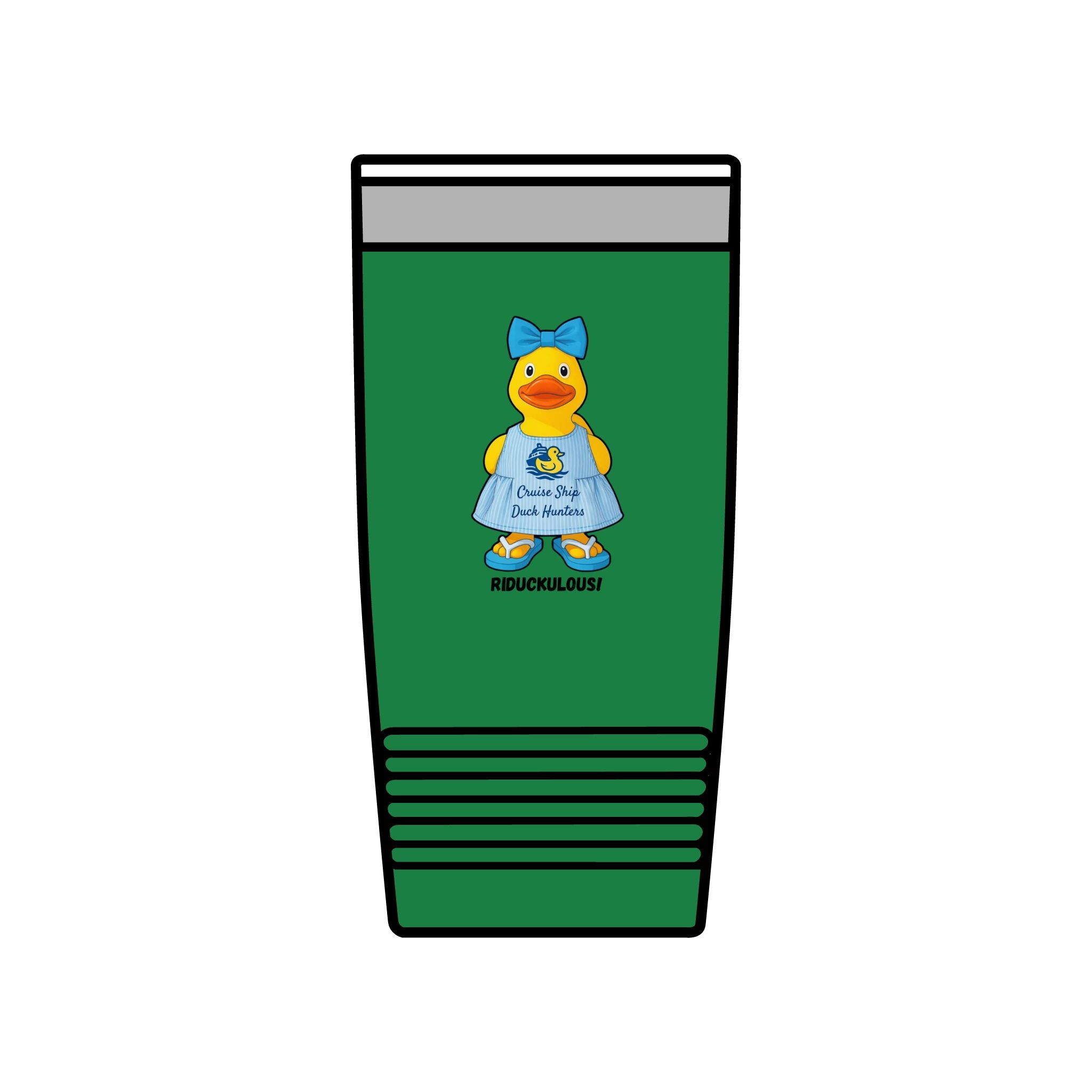 20oz Insulated Tumbler — Cute Rubber Duck "Ridiculously" Design
