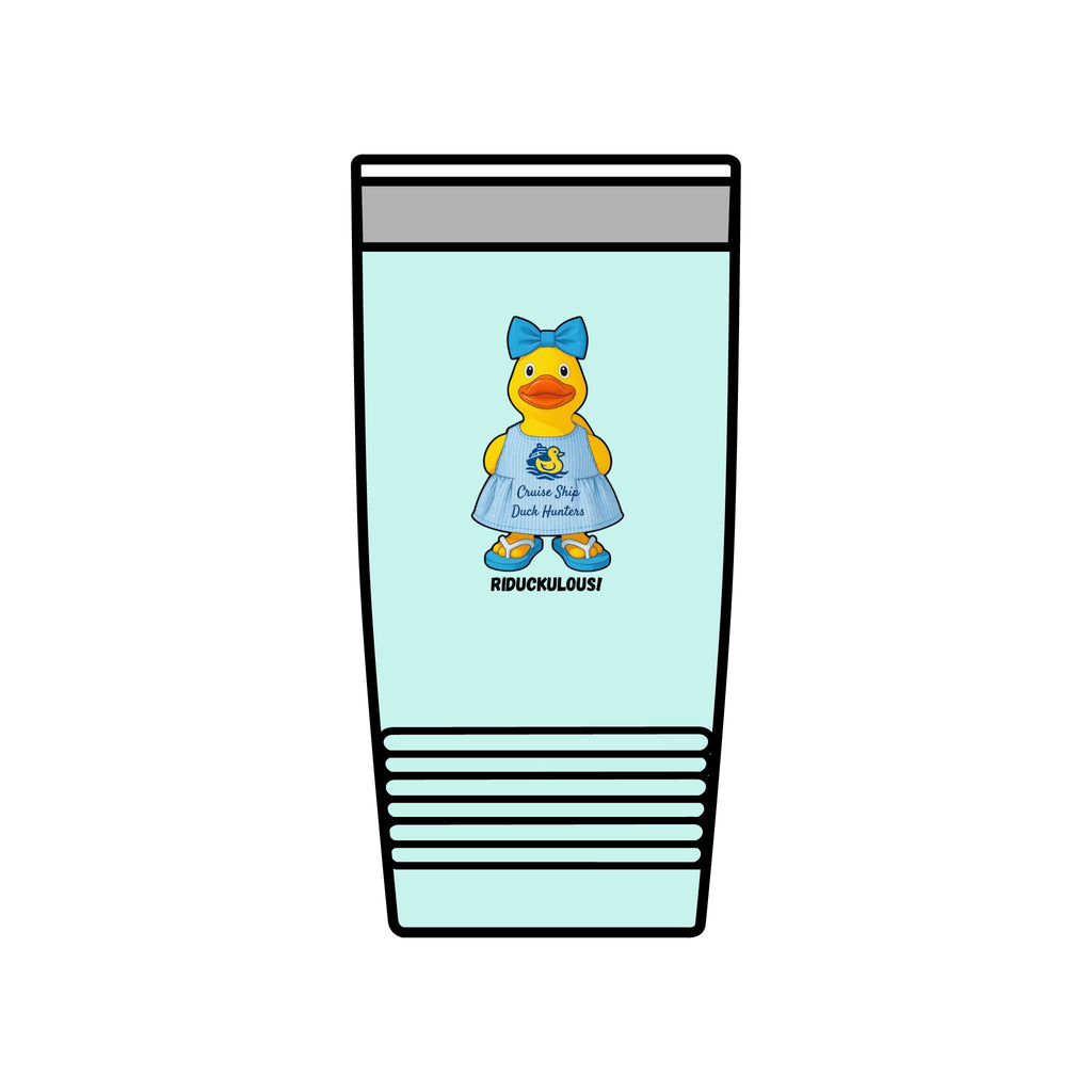 20oz Insulated Tumbler — Cute Rubber Duck "Ridiculously" Design