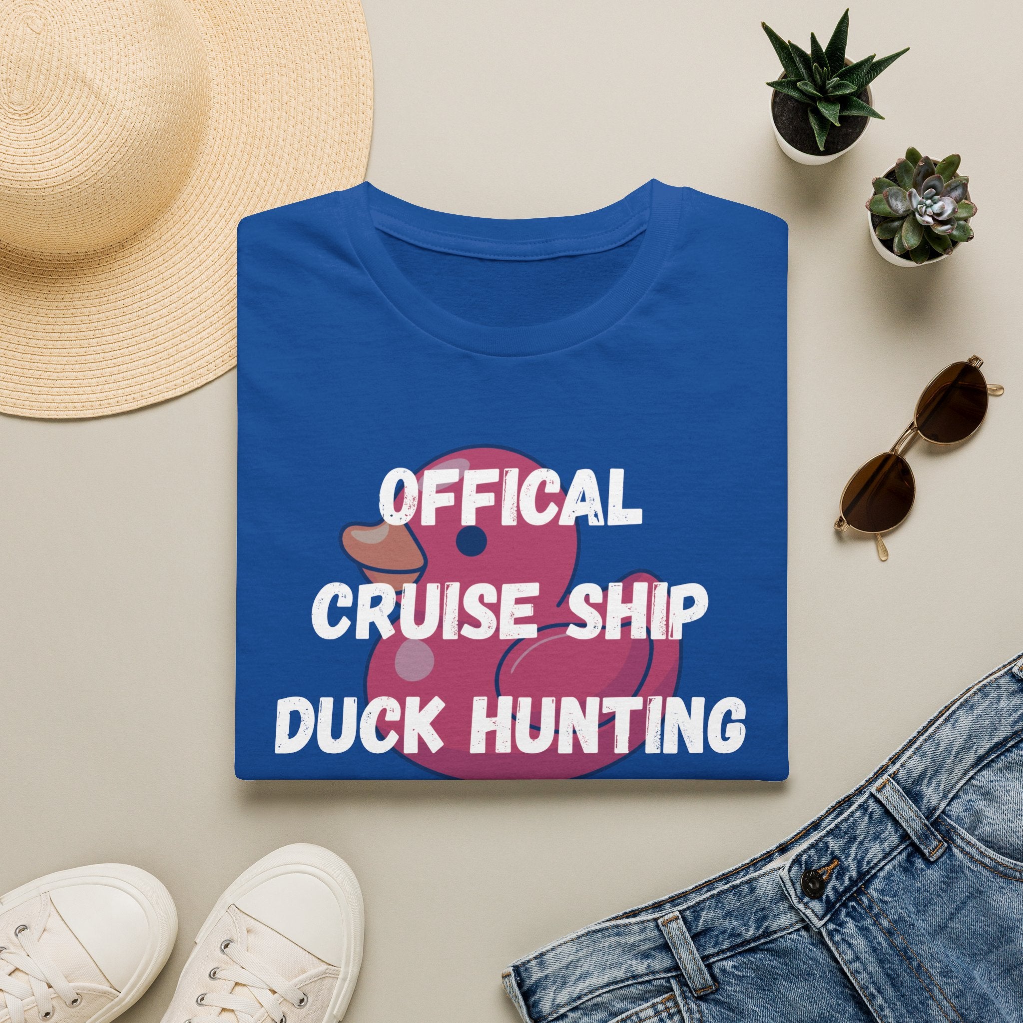 Duck Hunt Graphic T‑Shirt — 'Office Noise, Shh… Duck Hunt!' Playful Rubber Duck Design