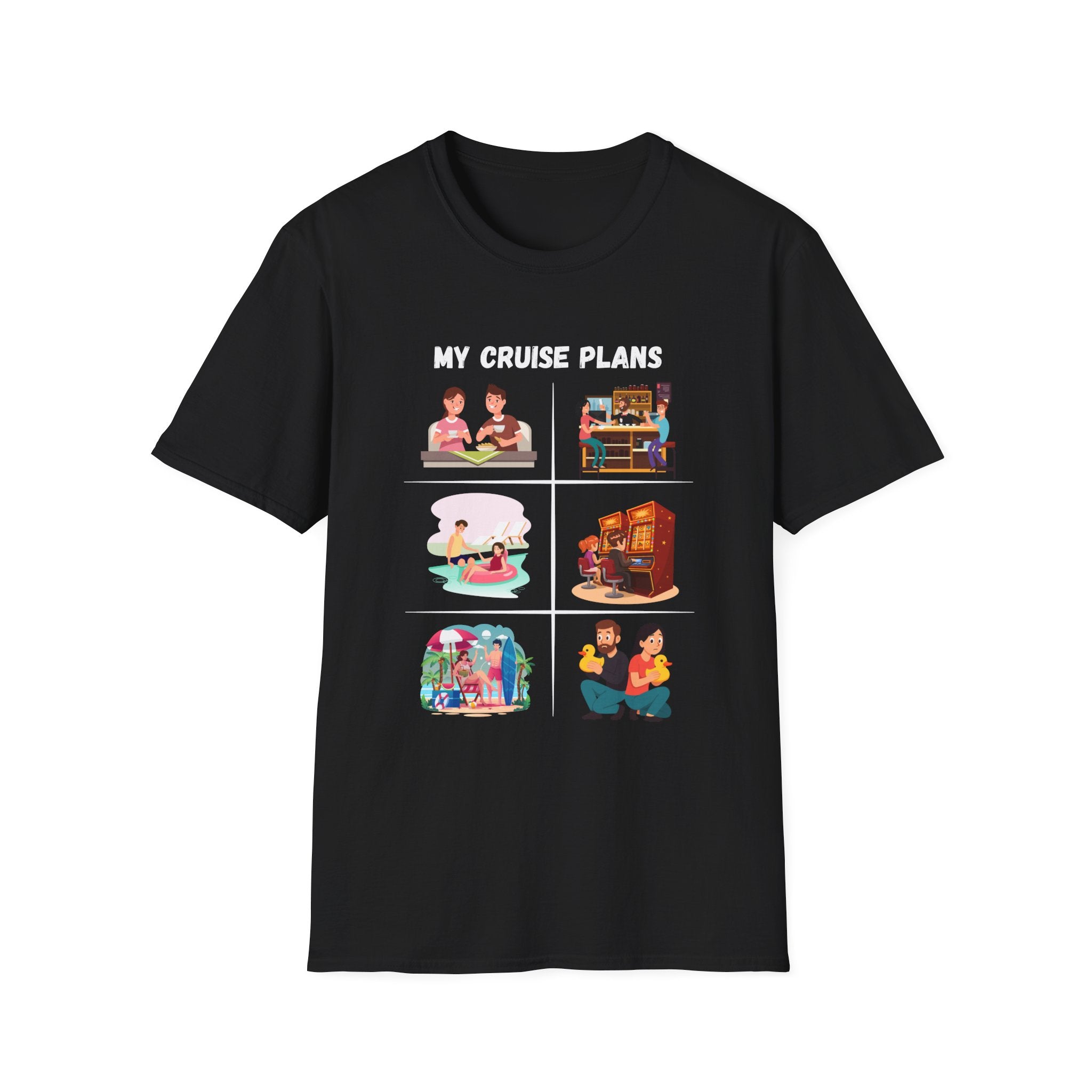 Cruise Plans T-Shirt — Funny Vacation Activity Graphic Tee