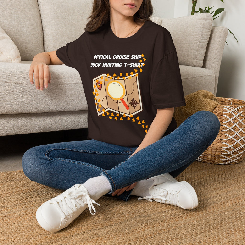 Adventure Map Duck Hunt T-Shirt — Wanderlust Vintage Map Graphic Tee