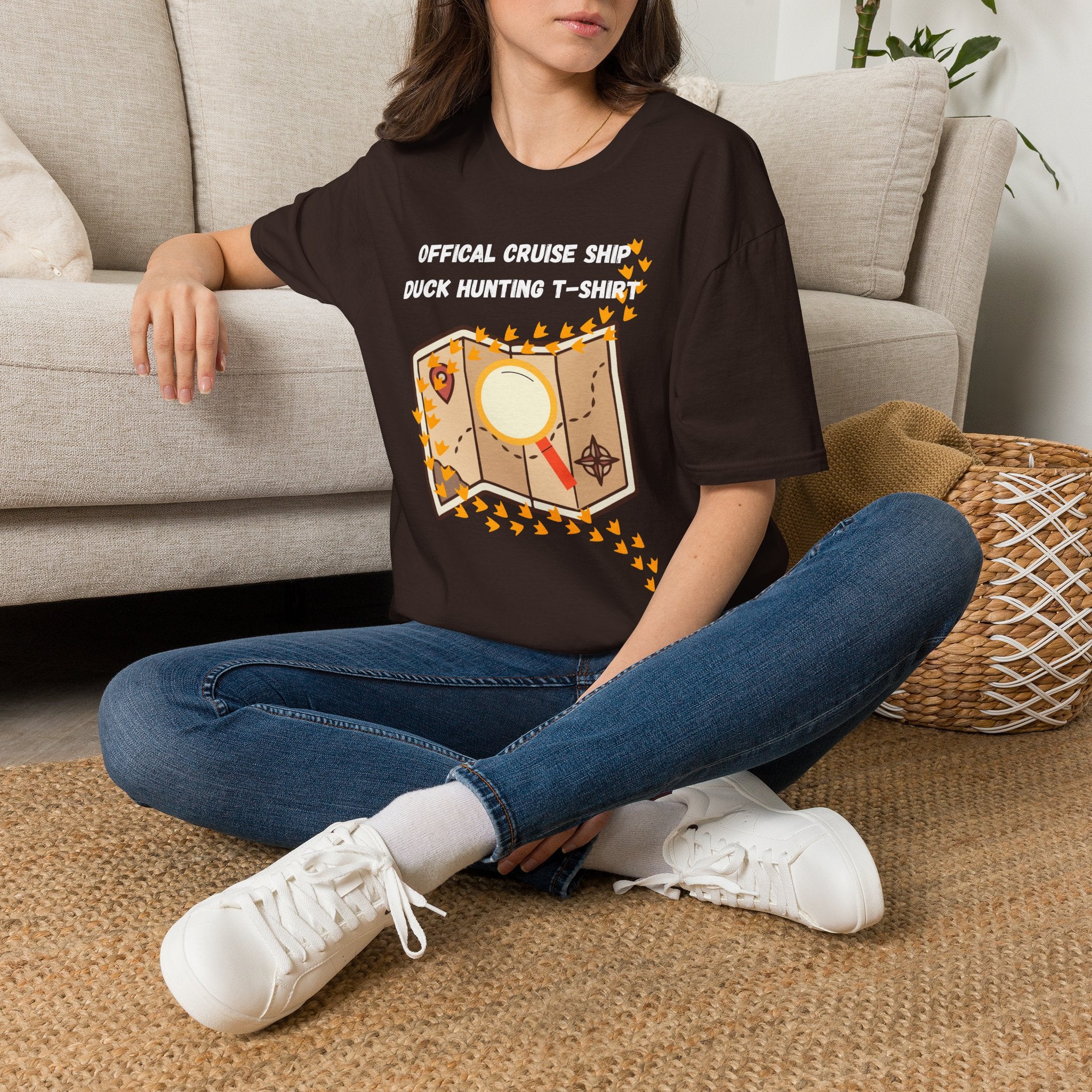 Adventure Map Duck Hunt T-Shirt — Wanderlust Vintage Map Graphic Tee