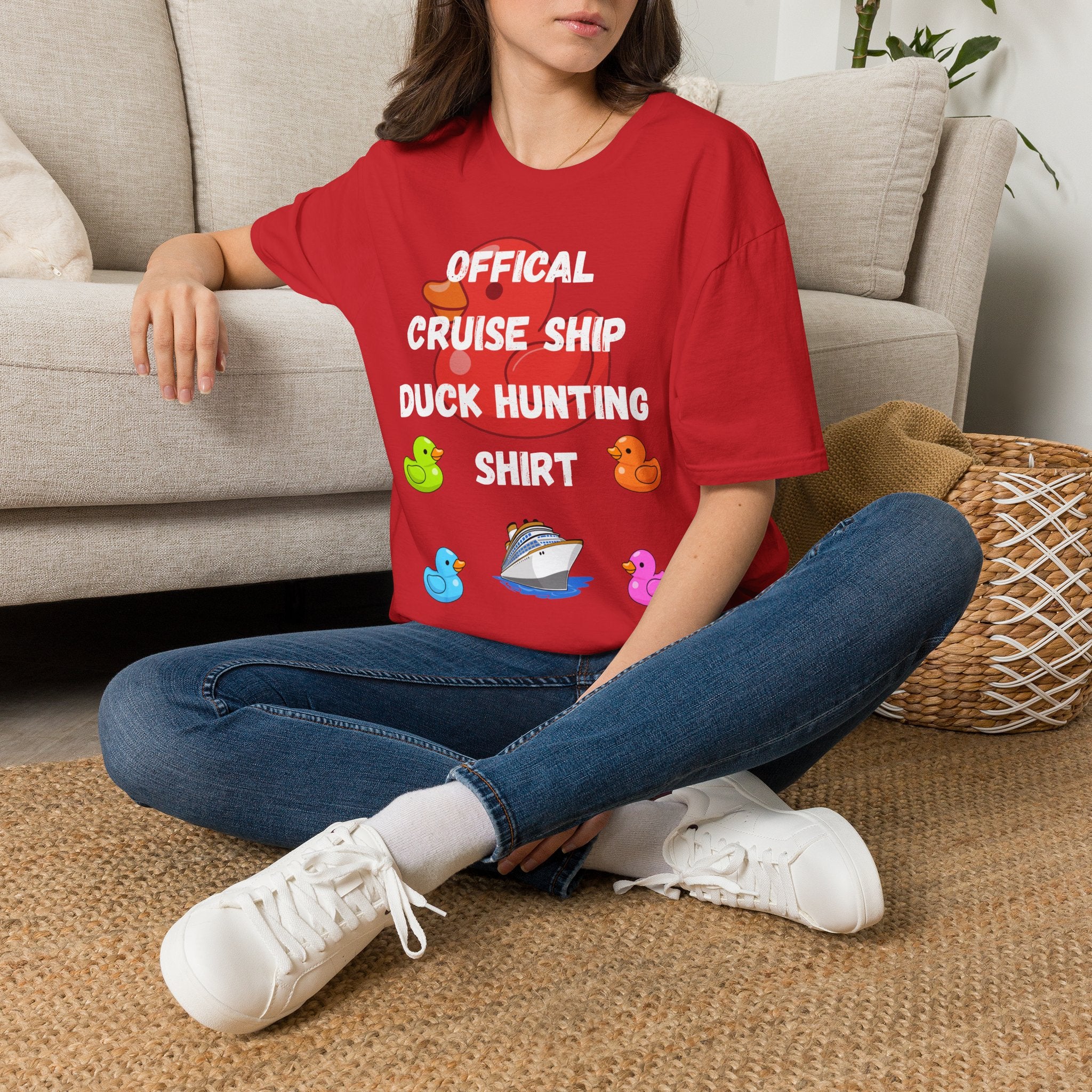 Duck Hunt Graphic T‑Shirt — 'Office Noise, Shh… Duck Hunt!' Playful Rubber Duck Design