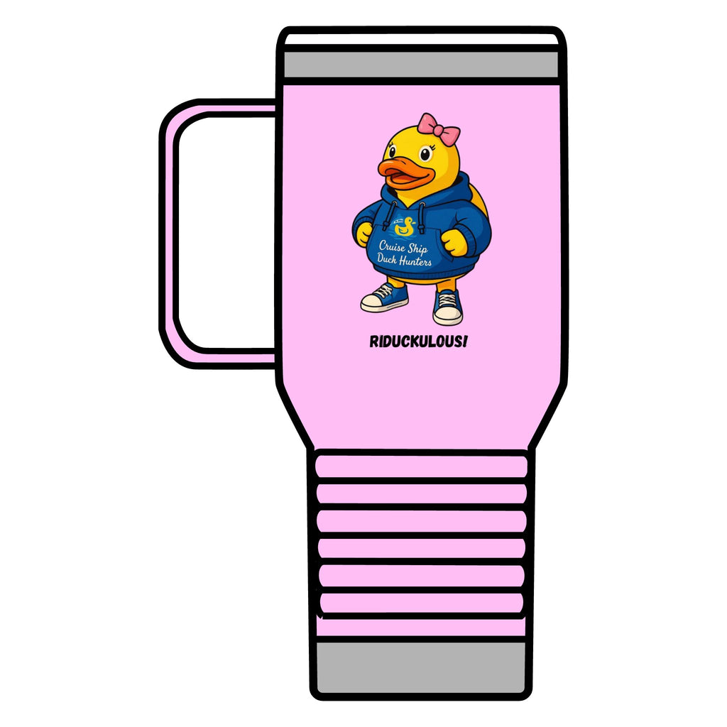 Riduckulous Rubber Duck Travel Mug — 20oz Insulated Coffee Tumbler