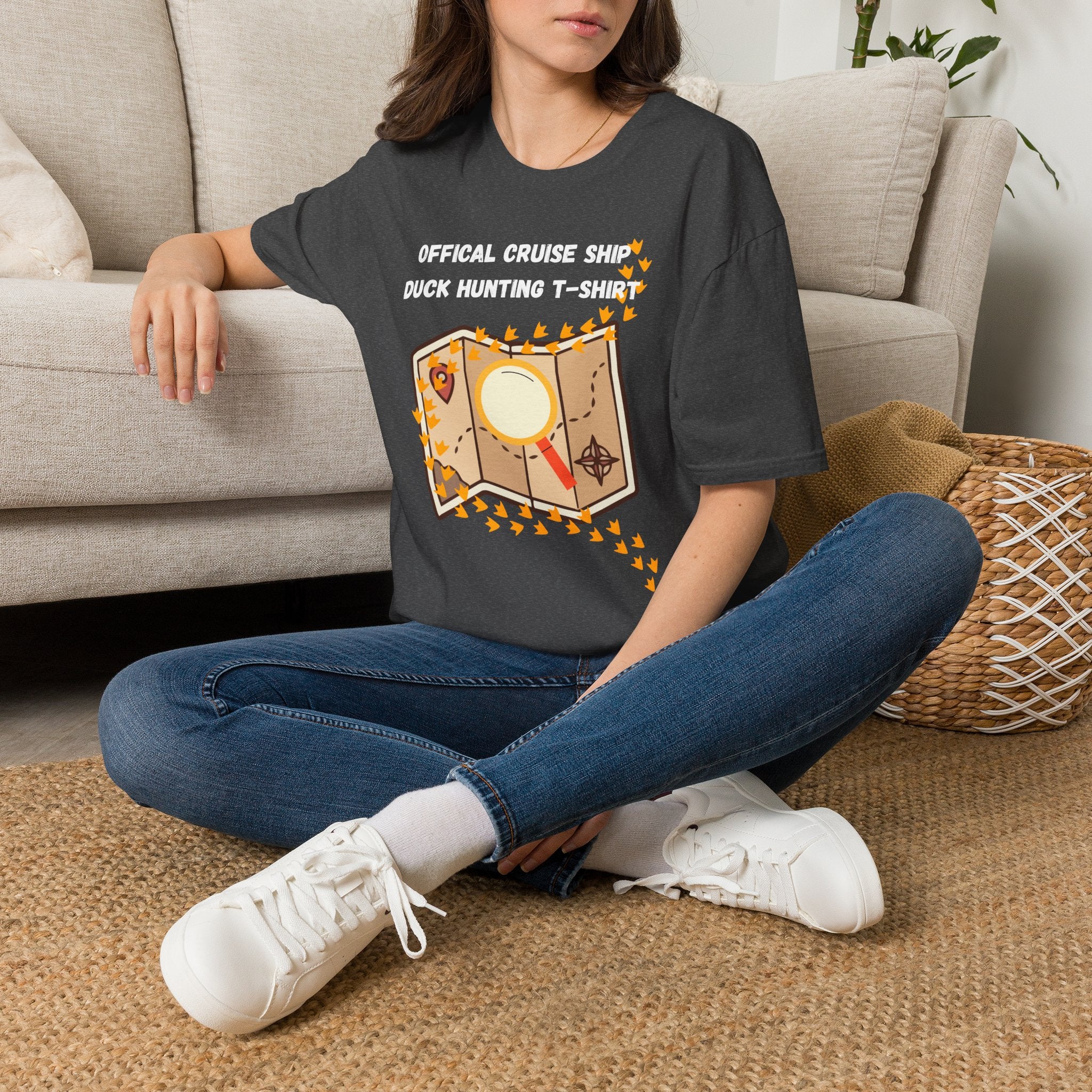 Adventure Map Duck Hunt T-Shirt — Wanderlust Vintage Map Graphic Tee