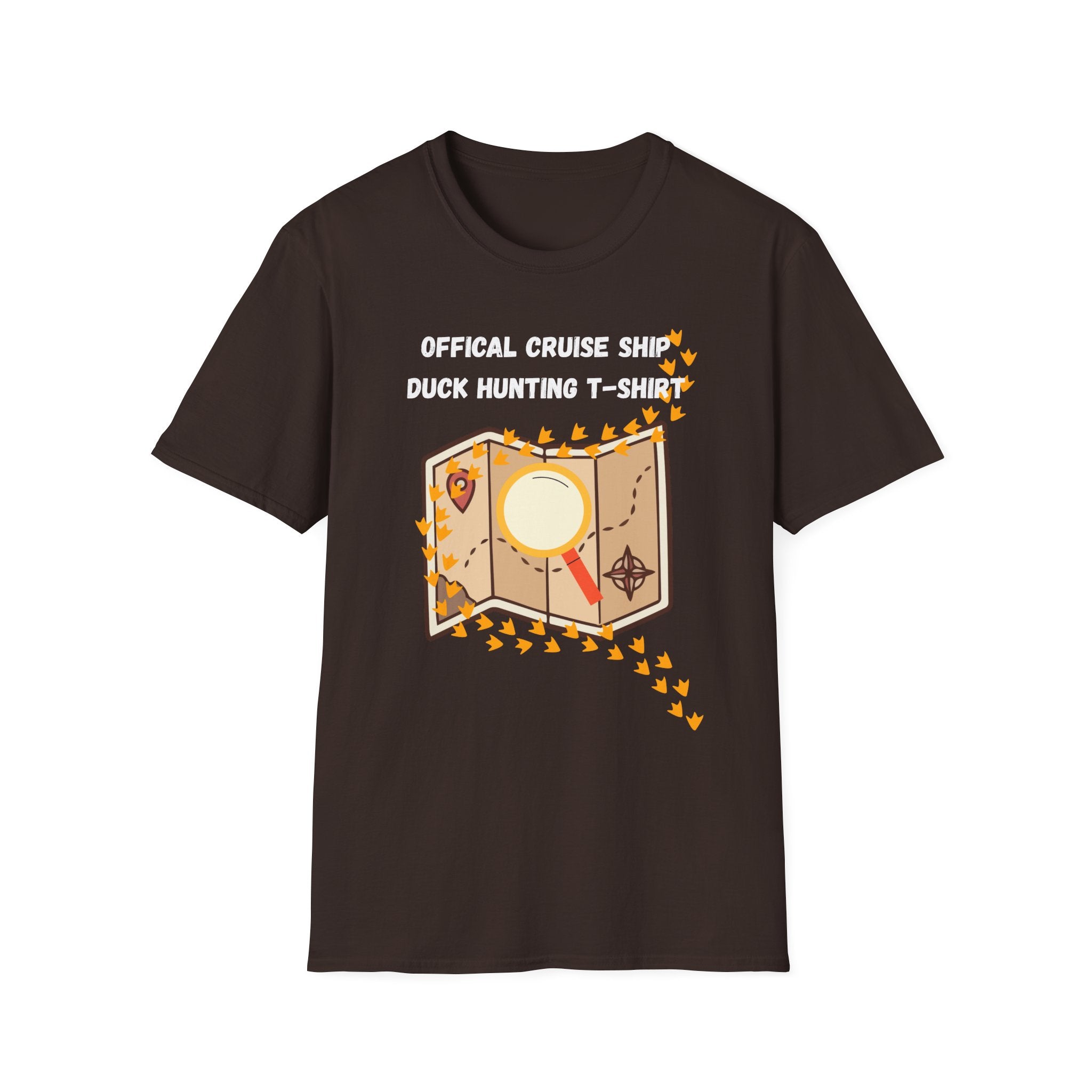 Adventure Map Duck Hunt T-Shirt — Wanderlust Vintage Map Graphic Tee
