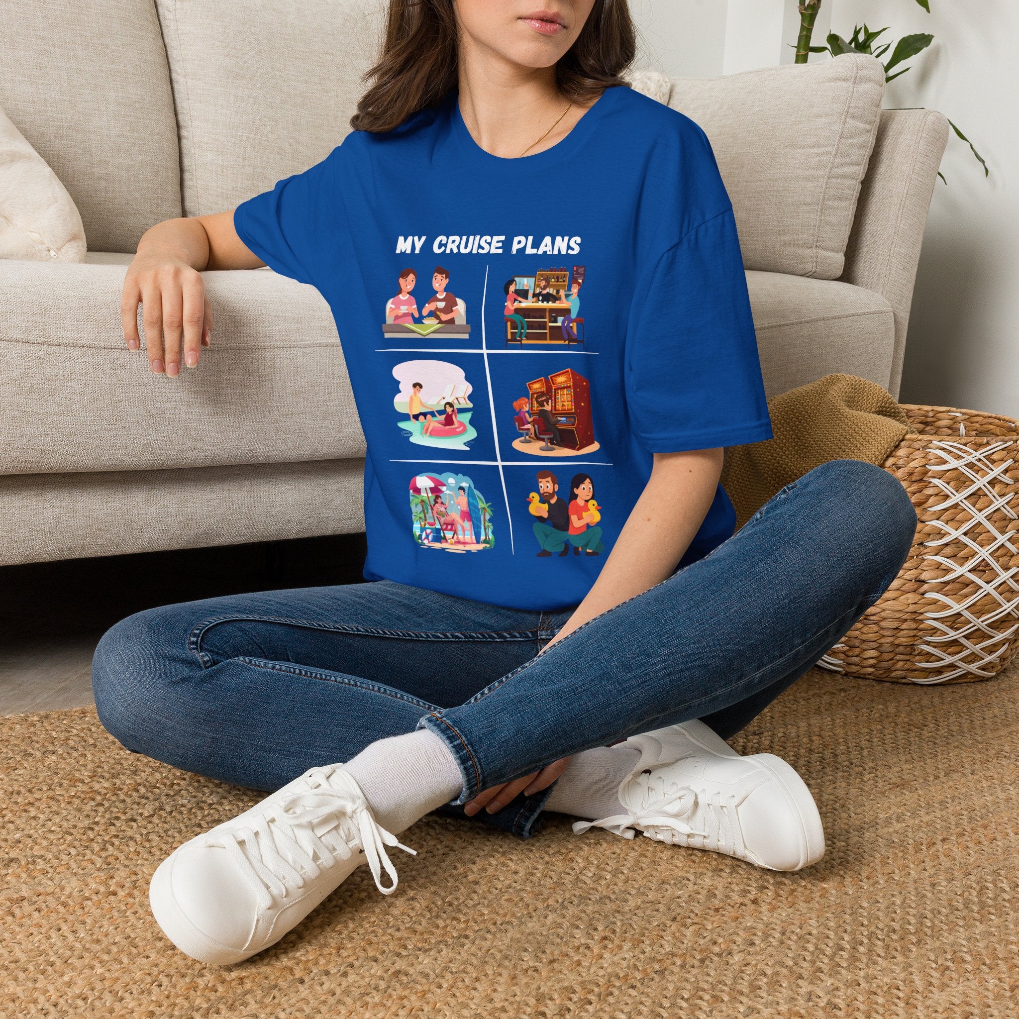 Cruise Plans T-Shirt — Funny Vacation Activity Graphic Tee